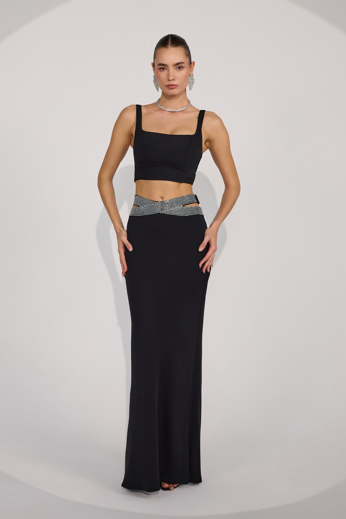 Ares Top Bustier Black