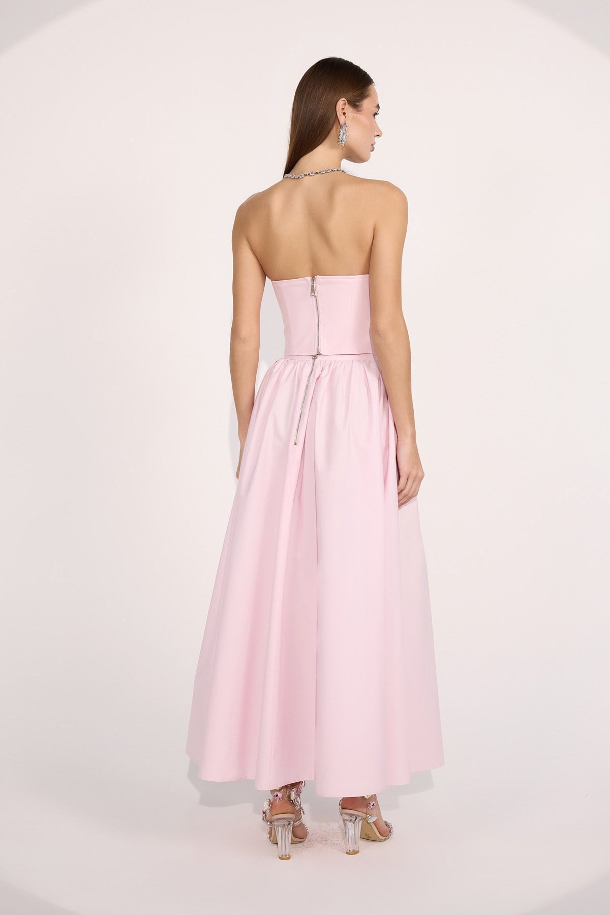 Aura Maxi Skirt Pink