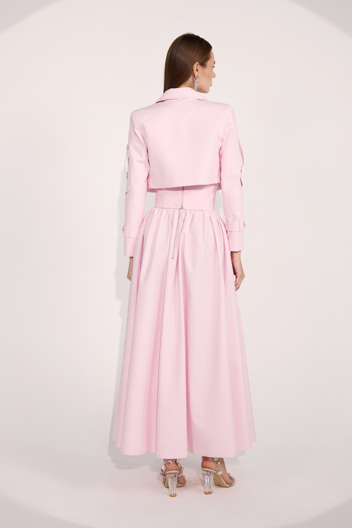 Aura Maxi Skirt Pink