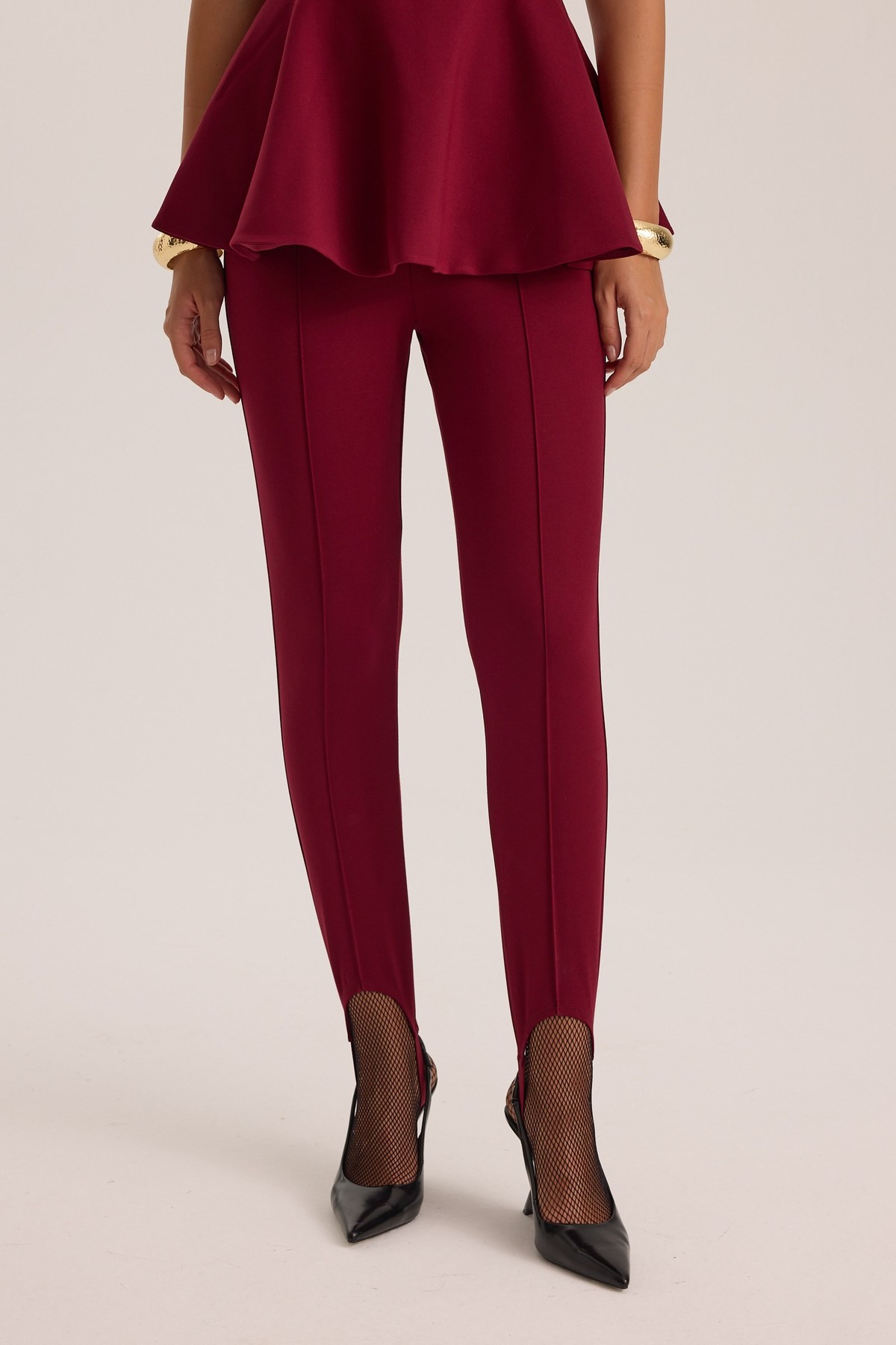 Aura Pants Burgundy