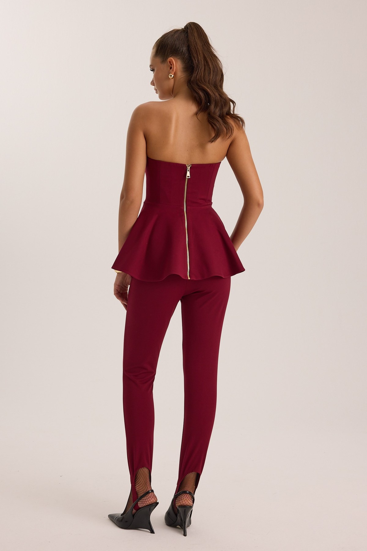 Aura Pants Burgundy