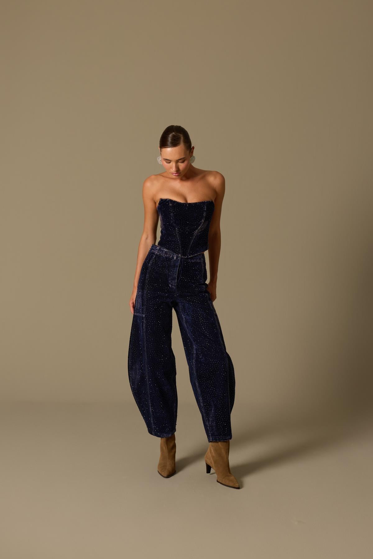 Aura Pants Dark Blue