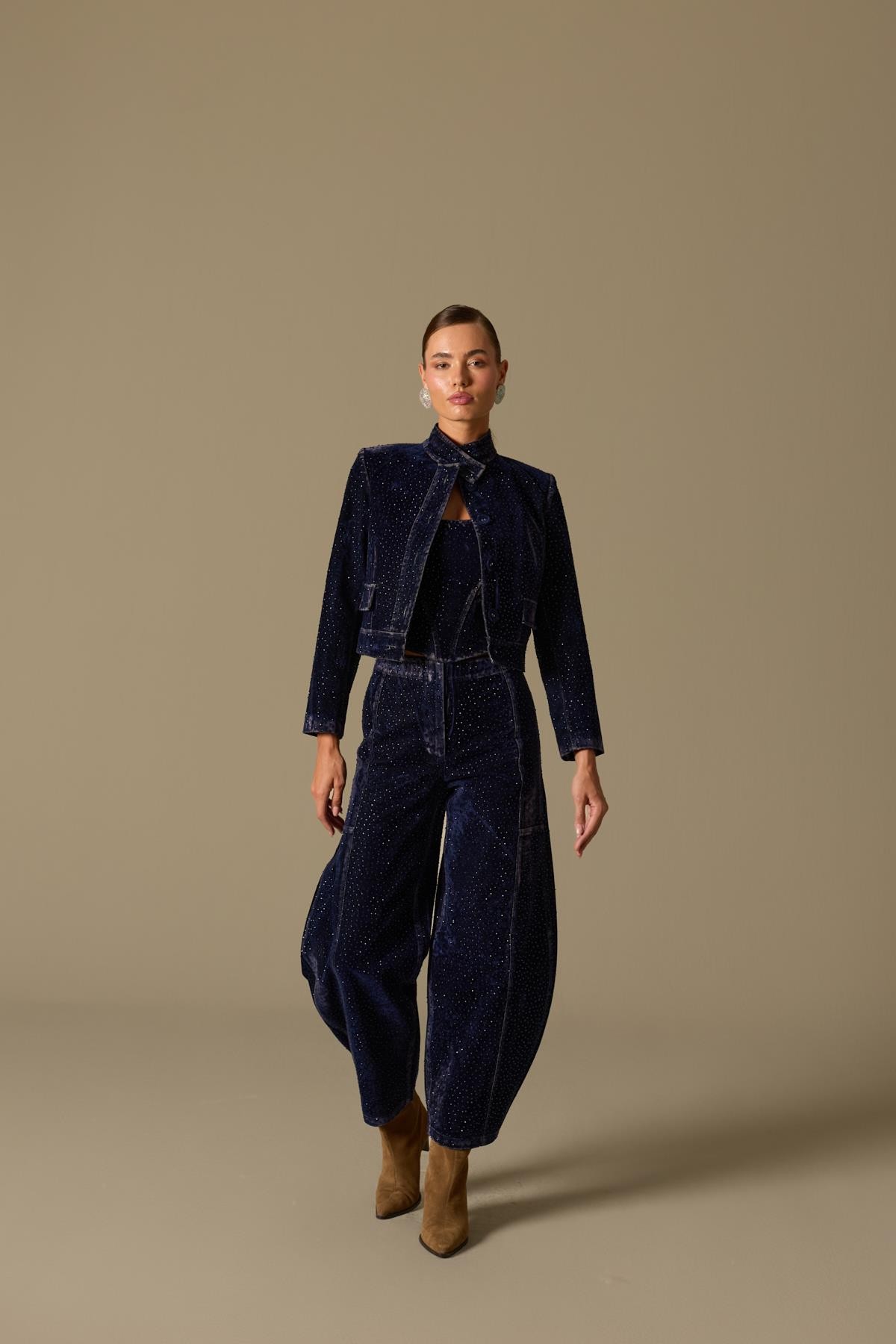 Aura Pants Dark Blue