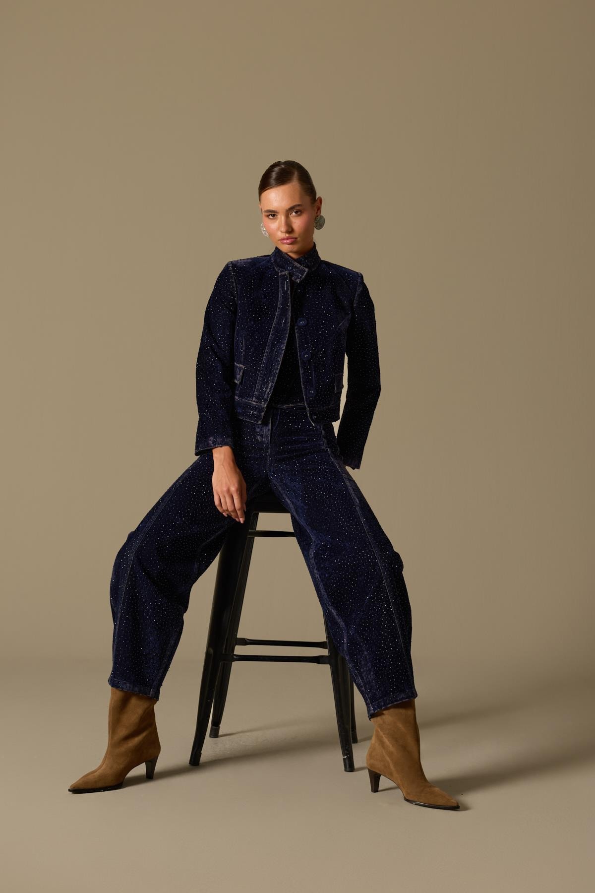 Aura Pants Dark Blue