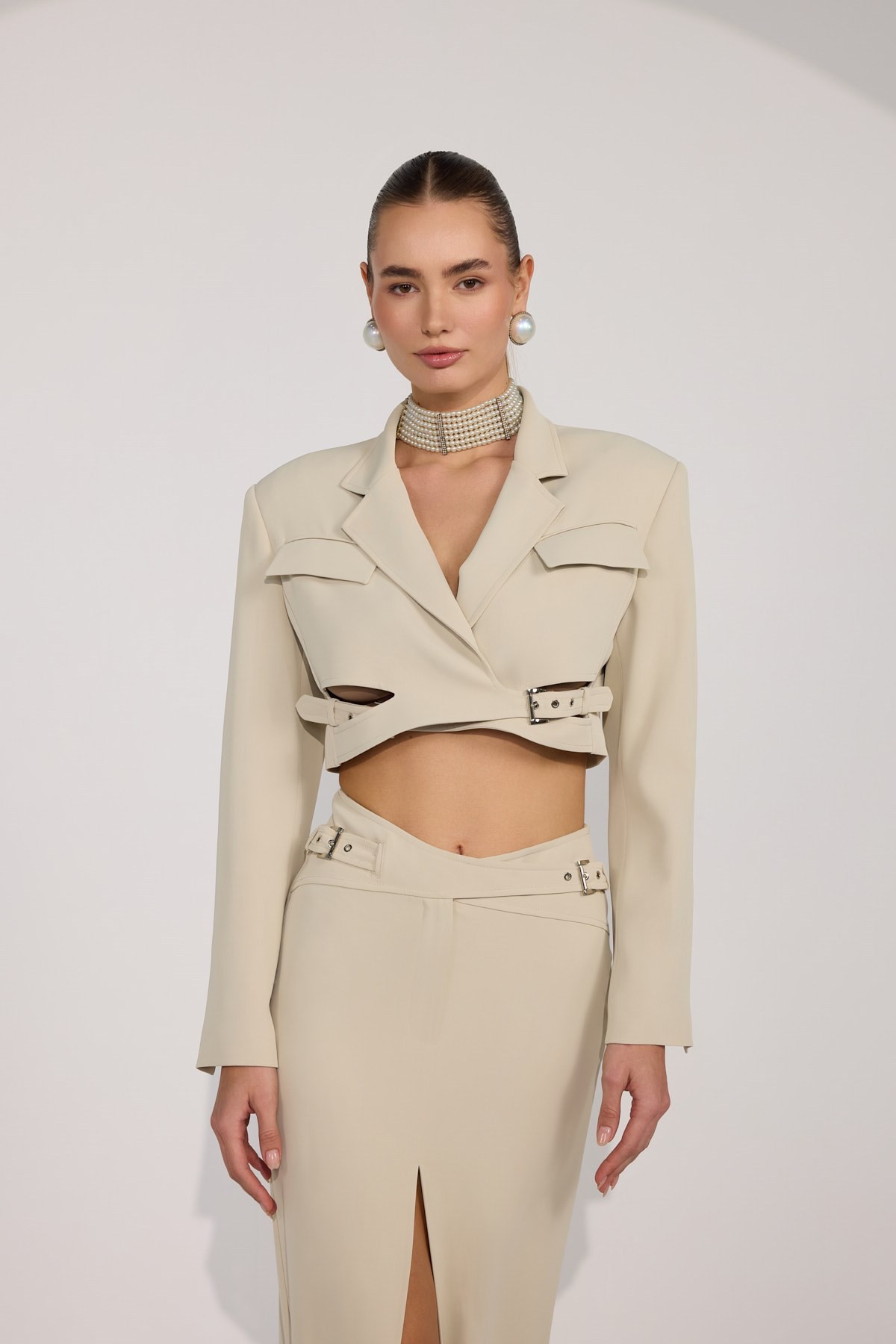 Boss Babe Jacket STONE