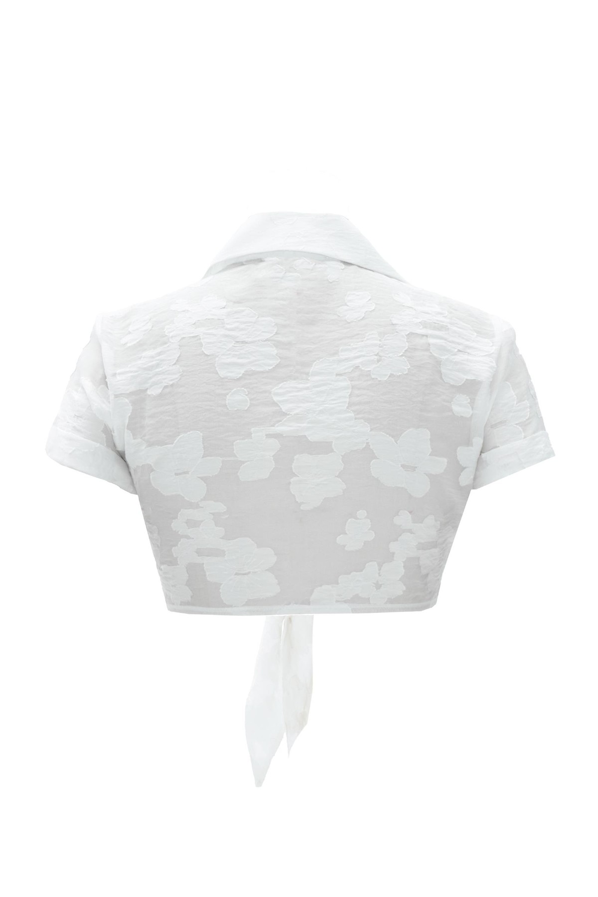 Classy Lace Cindy Shirt Beyaz