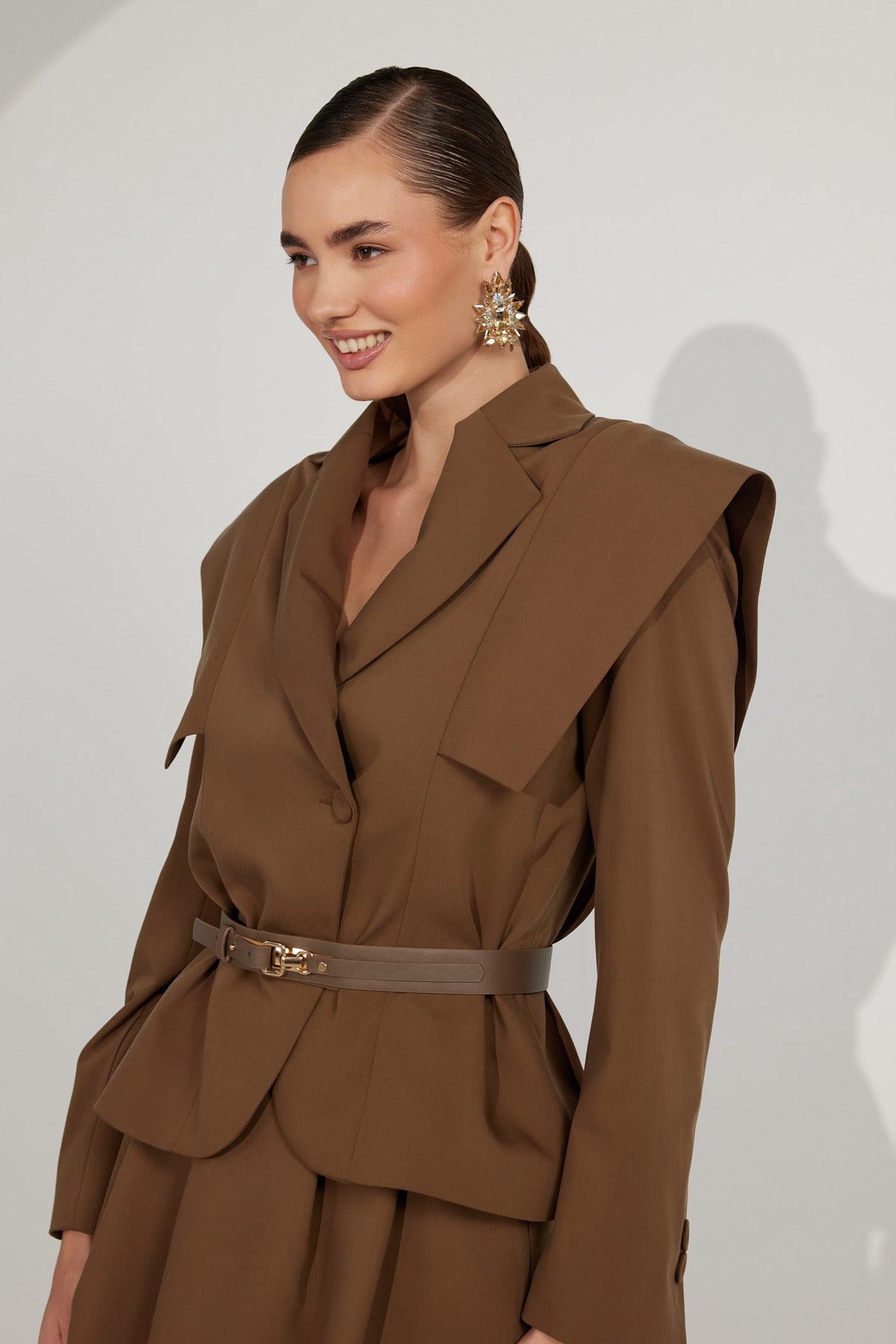 Contour Blazer Brown