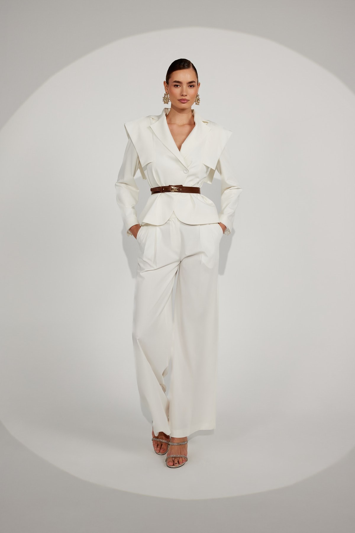 Contour Blazer Ecru