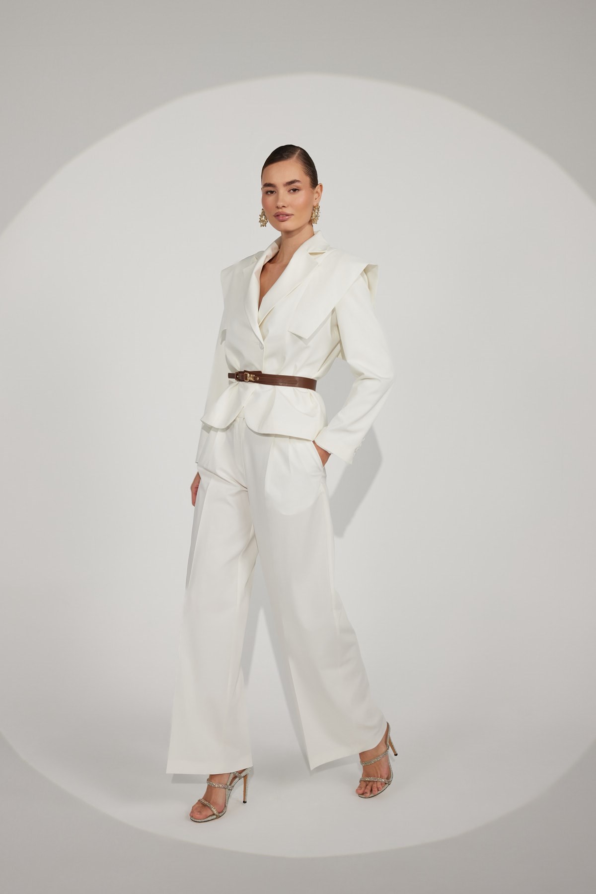 Contour Blazer Ecru
