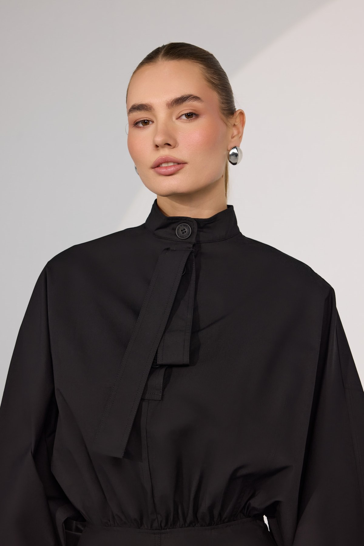 Crown Safari Dress Black