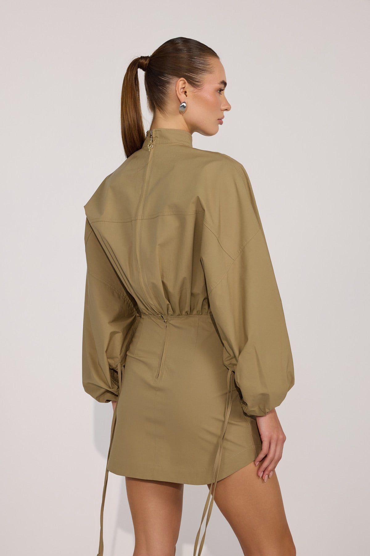 Crown Safari Dress Bronze Brown