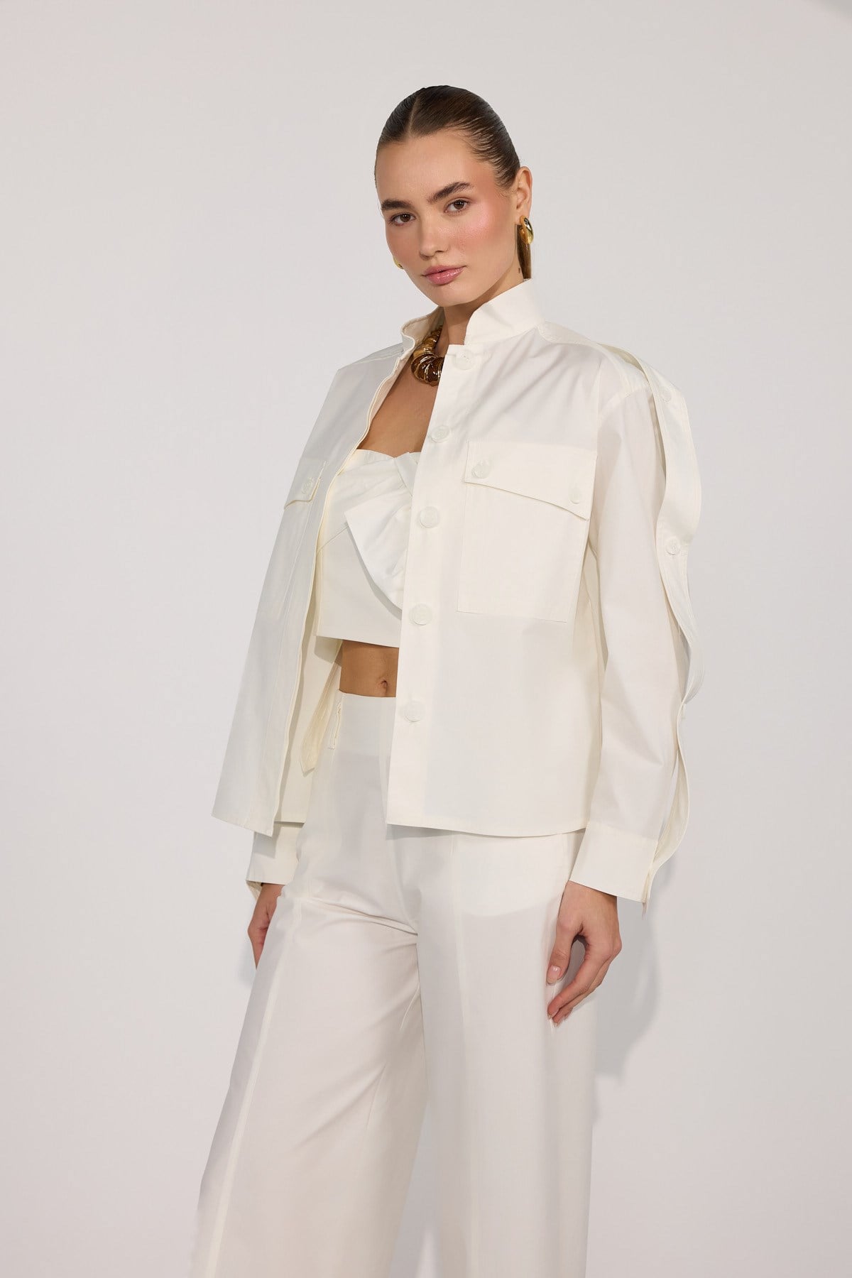 Crown Safari Jacket Ecru