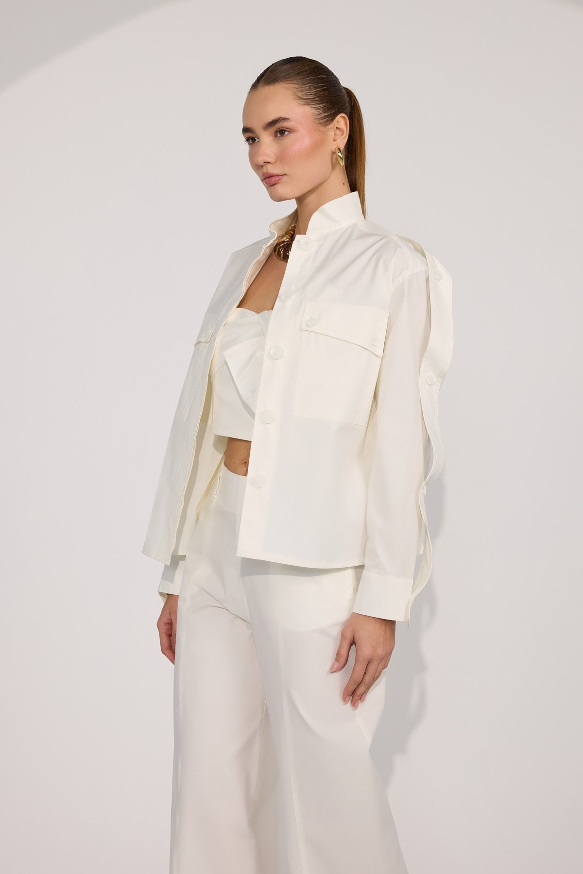 Crown Safari Jacket Ecru