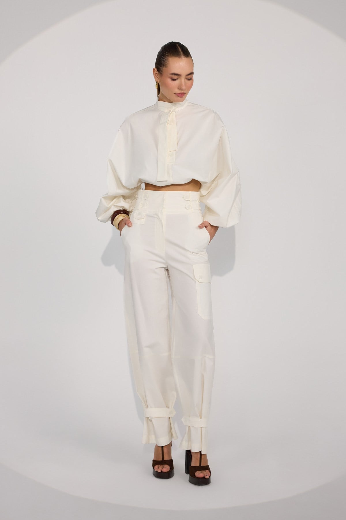 Crown Safari Pants Ecru