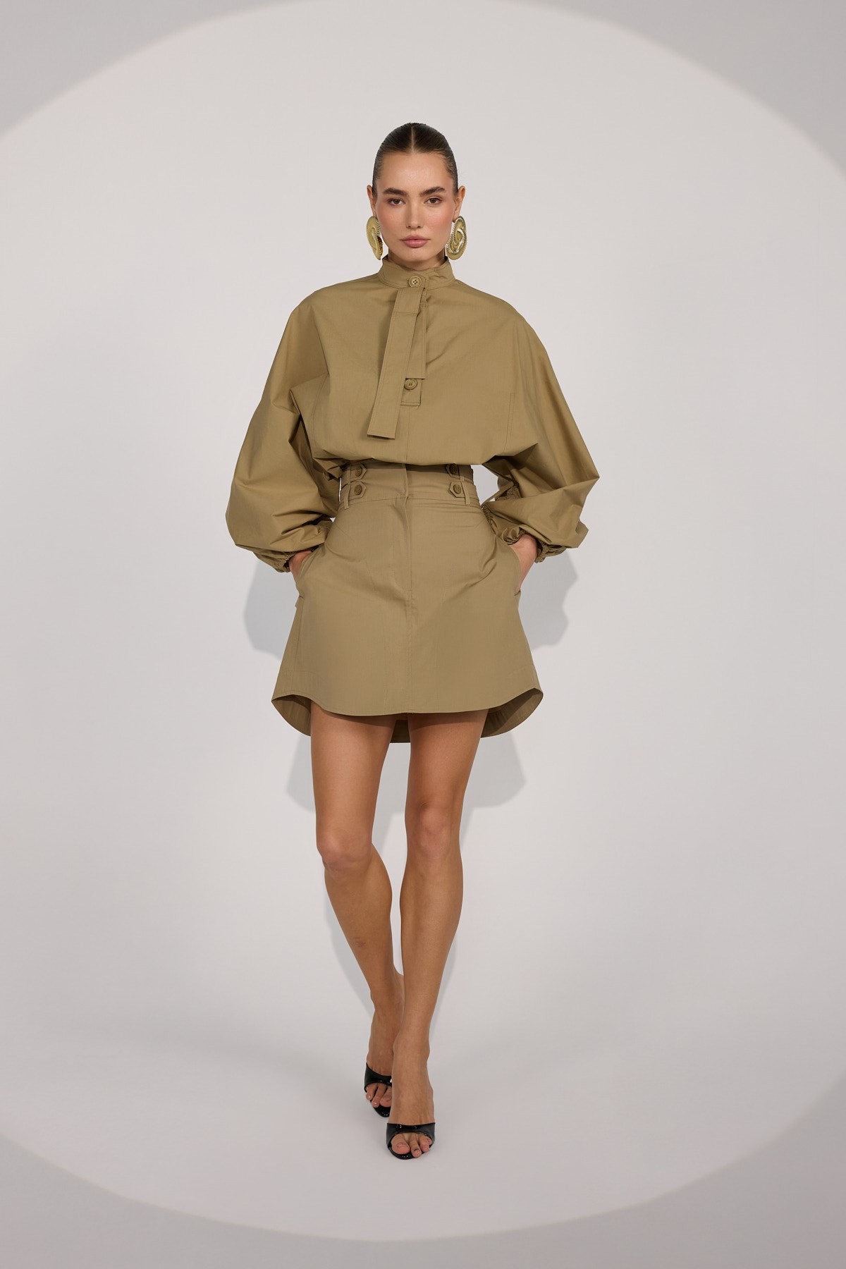 Crown Safari Shirt Bronze Brown