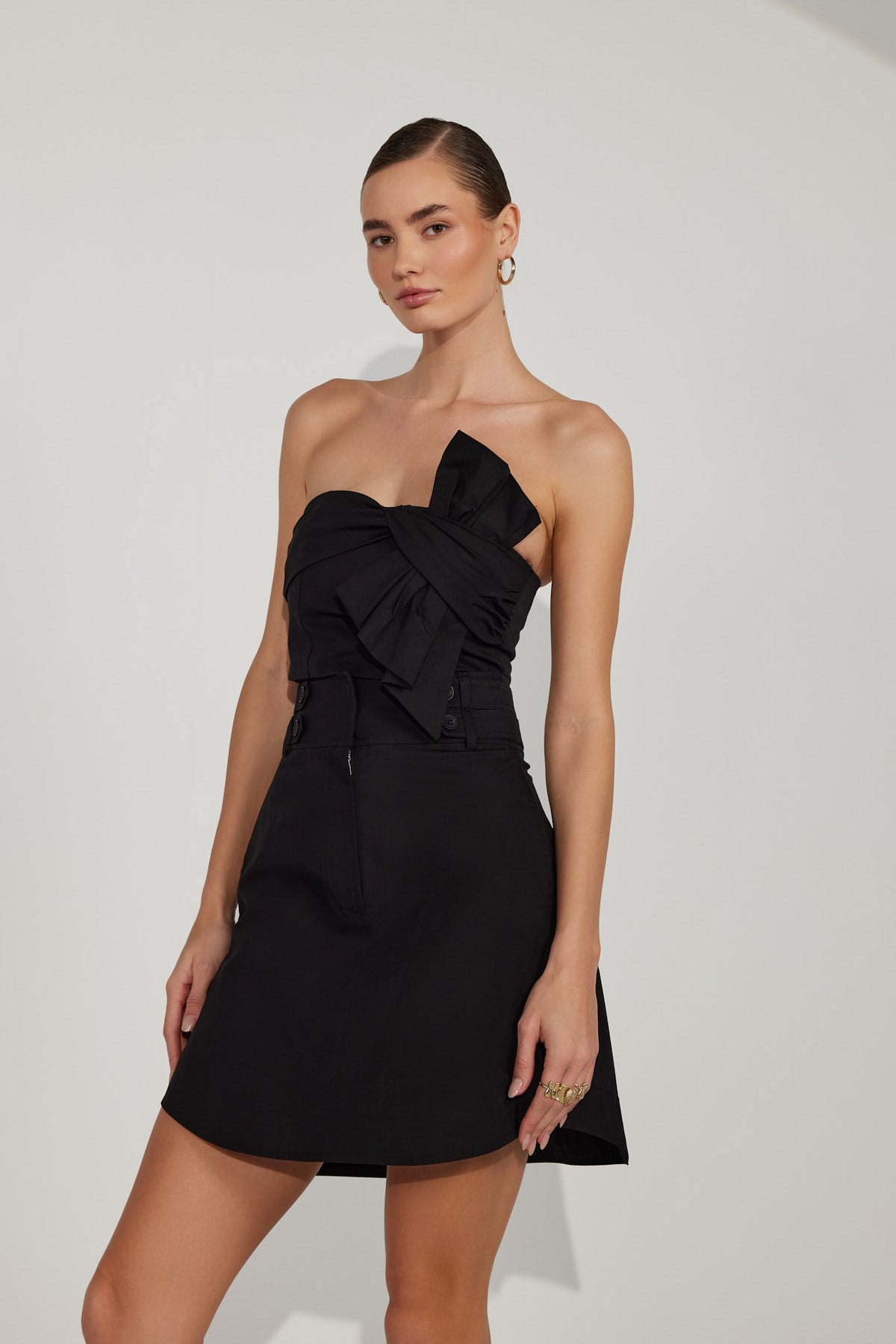 Crown Safari Skirt Black