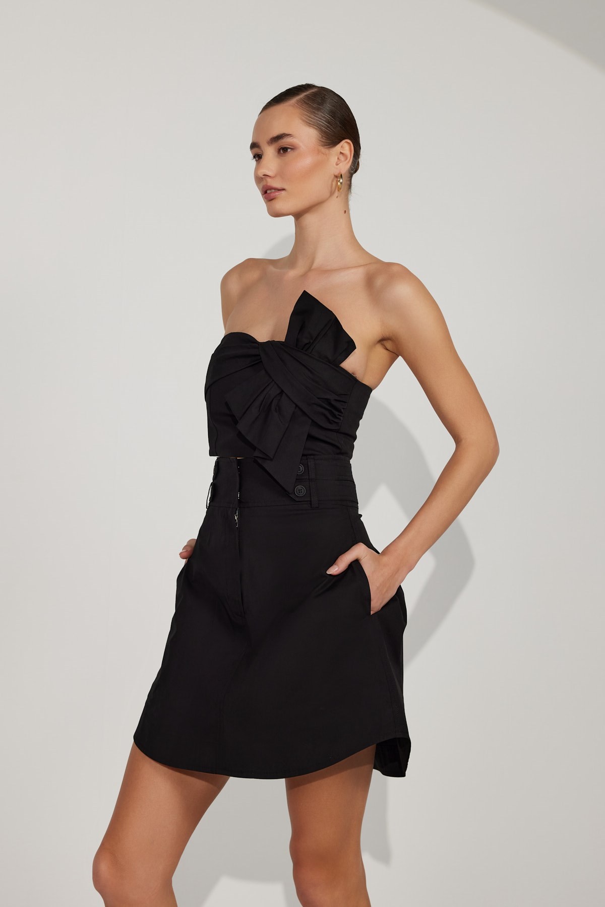 Crown Safari Skirt Black