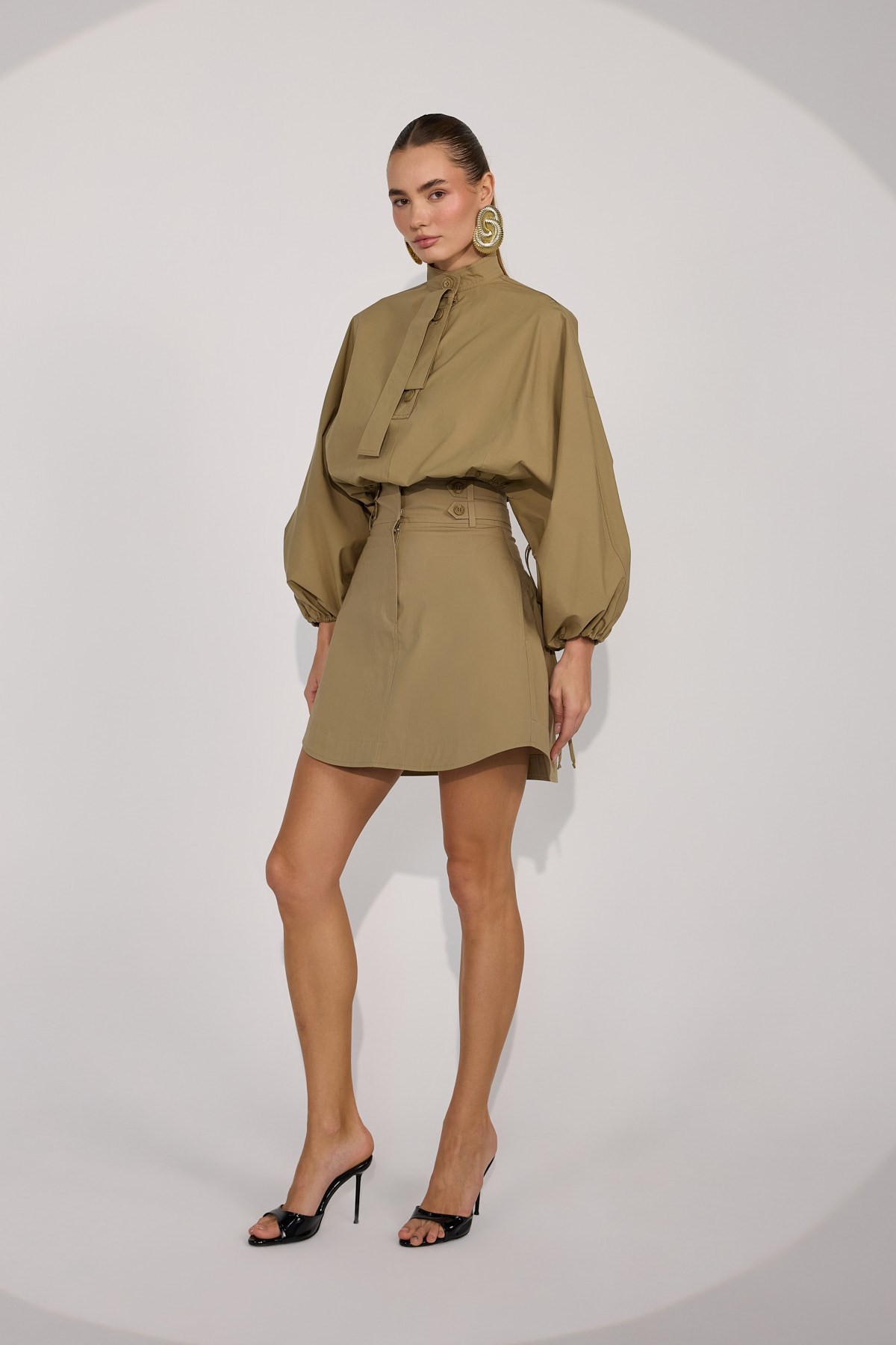 Crown Safari Skirt Bronze Brown