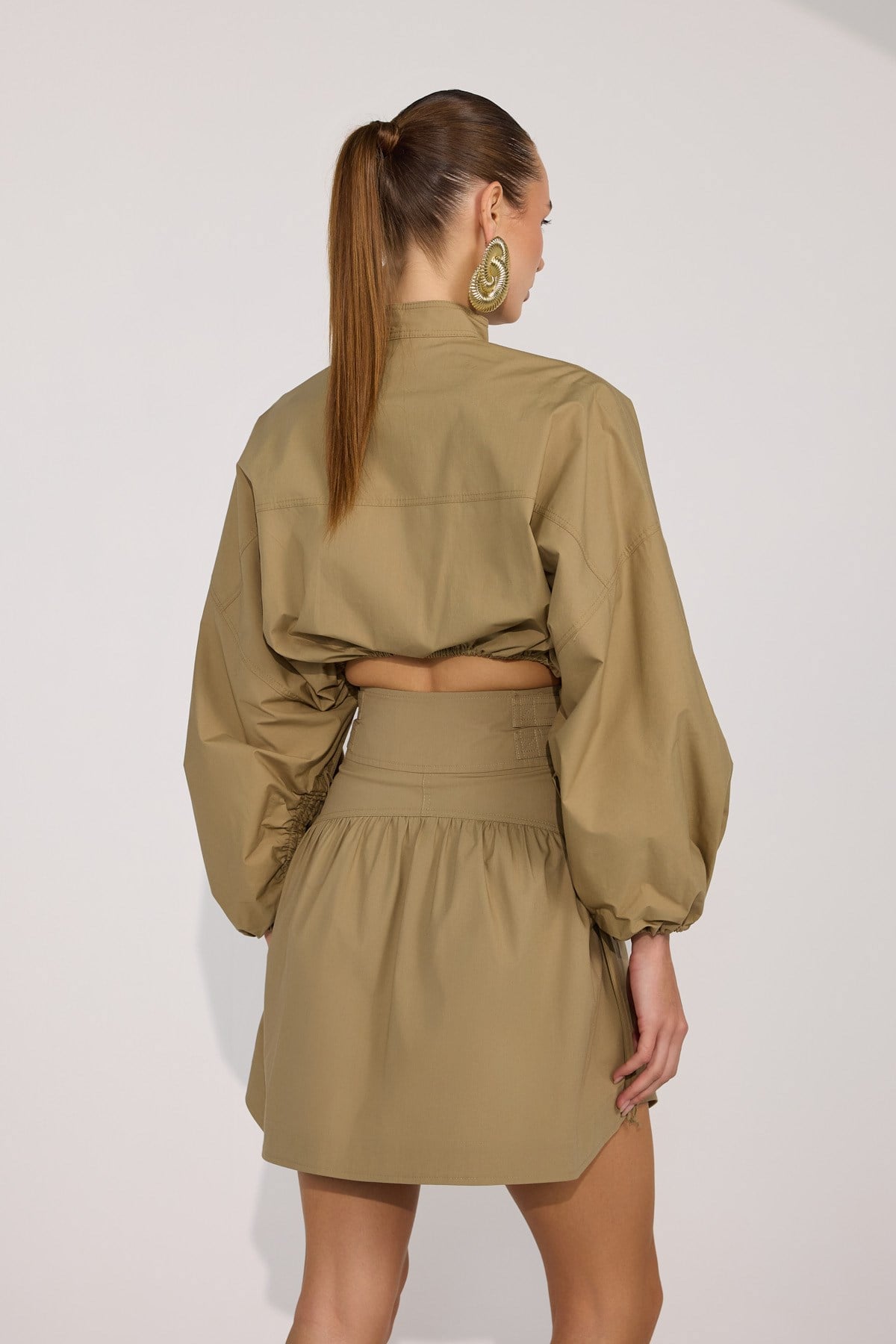 Crown Safari Skirt Bronze Brown