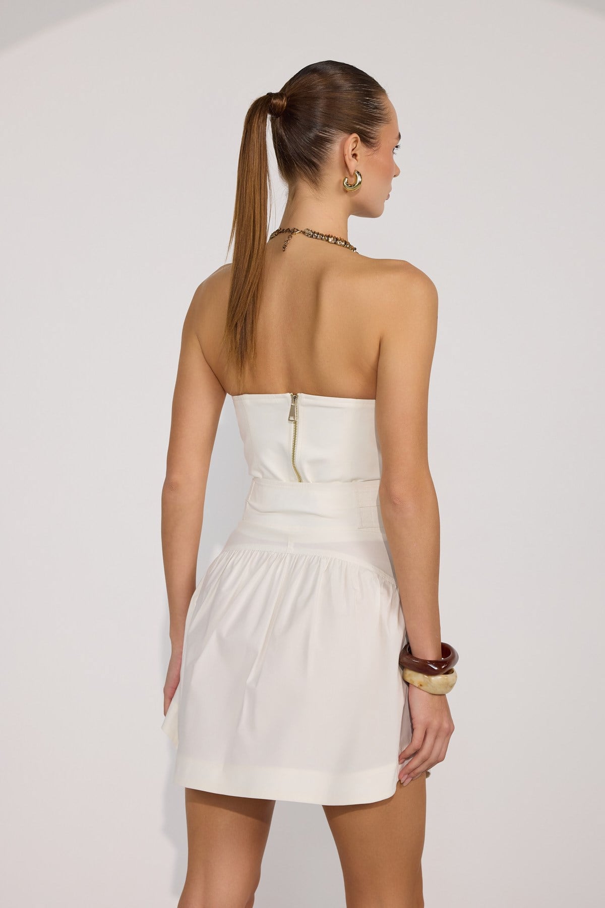 Crown Safari Skirt Ecru