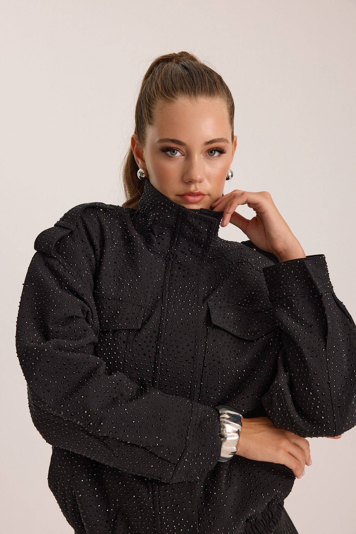 Crystal Life Star Bomber Black