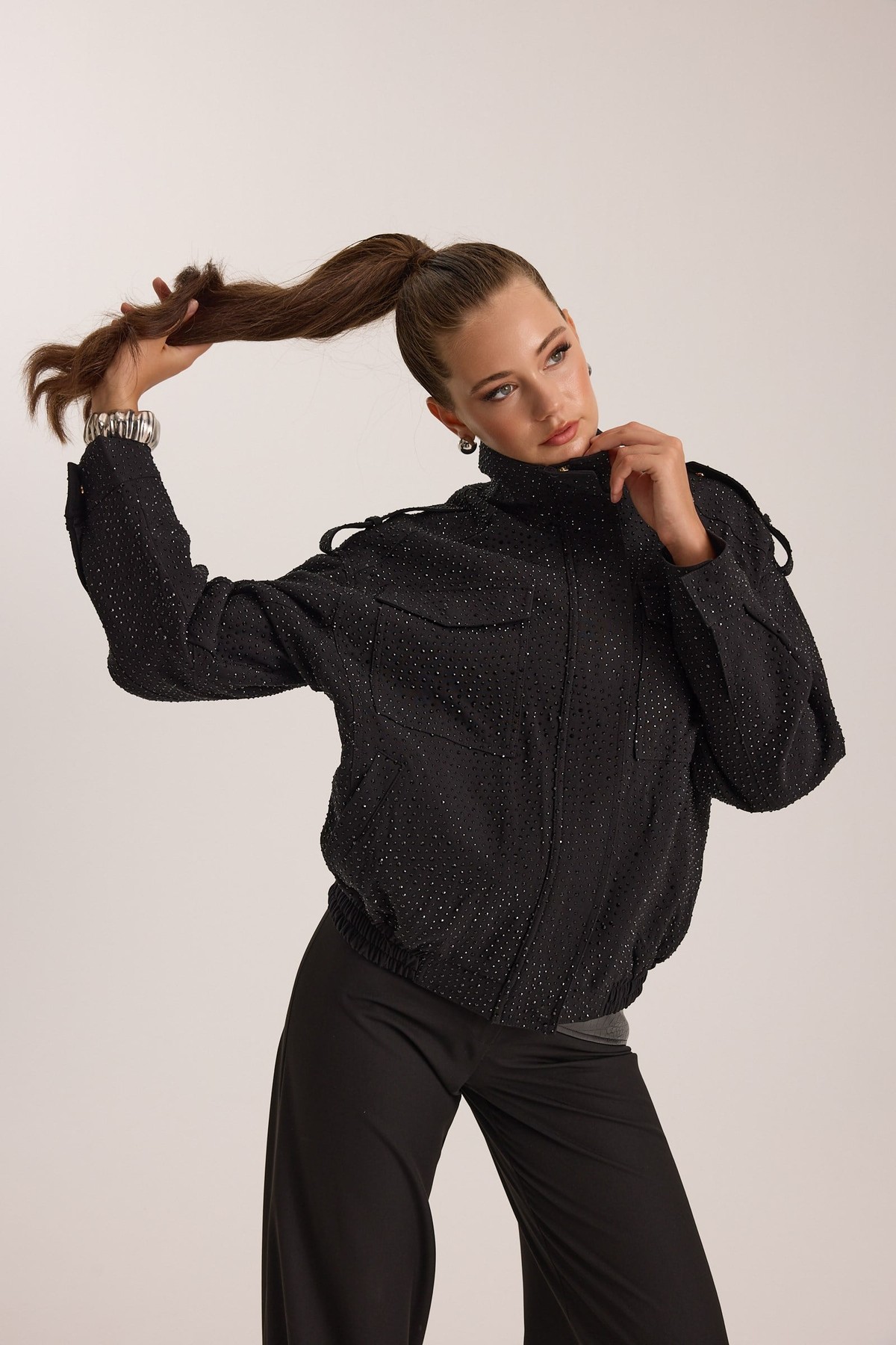 Crystal Life Star Bomber Black
