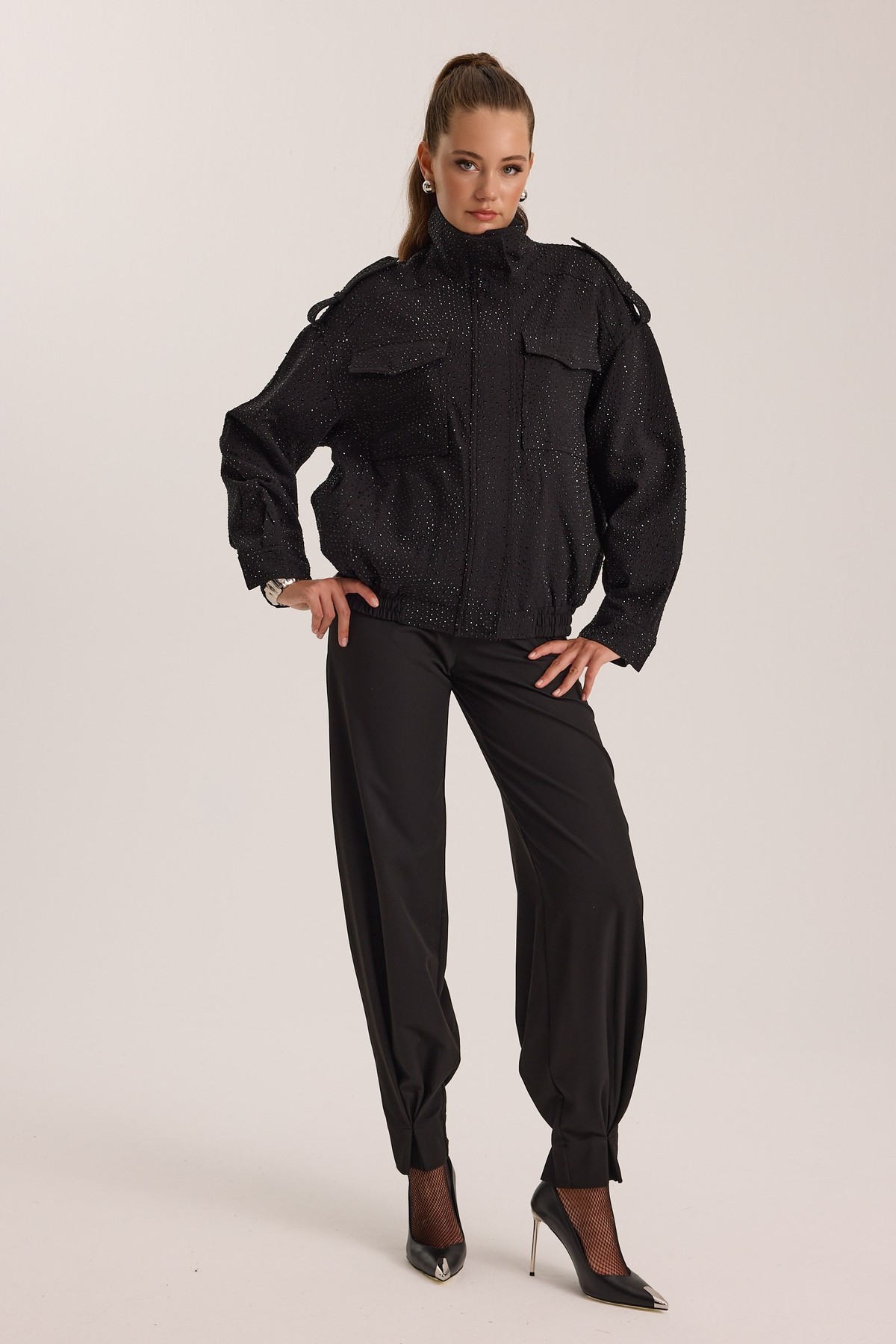 Crystal Life Star Bomber Black