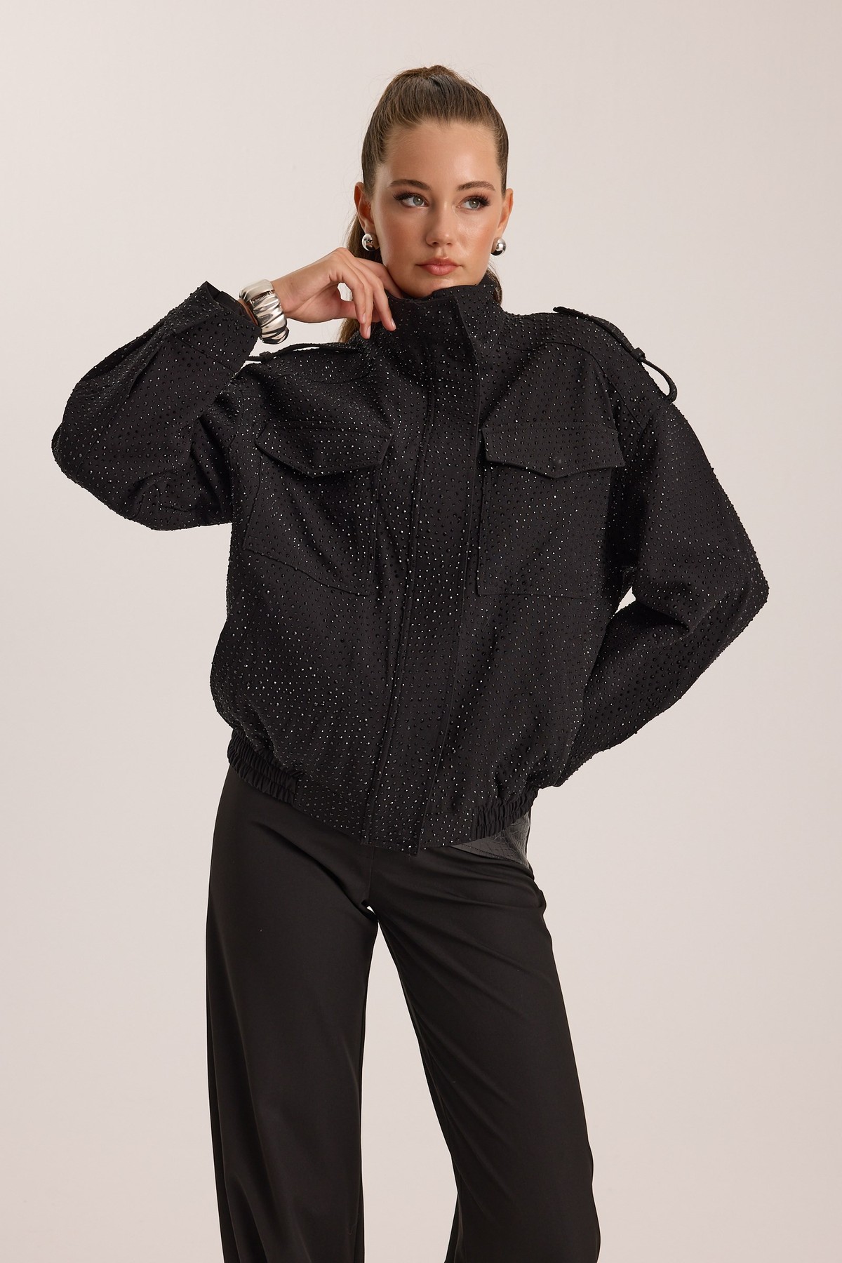 Crystal Life Star Bomber Black