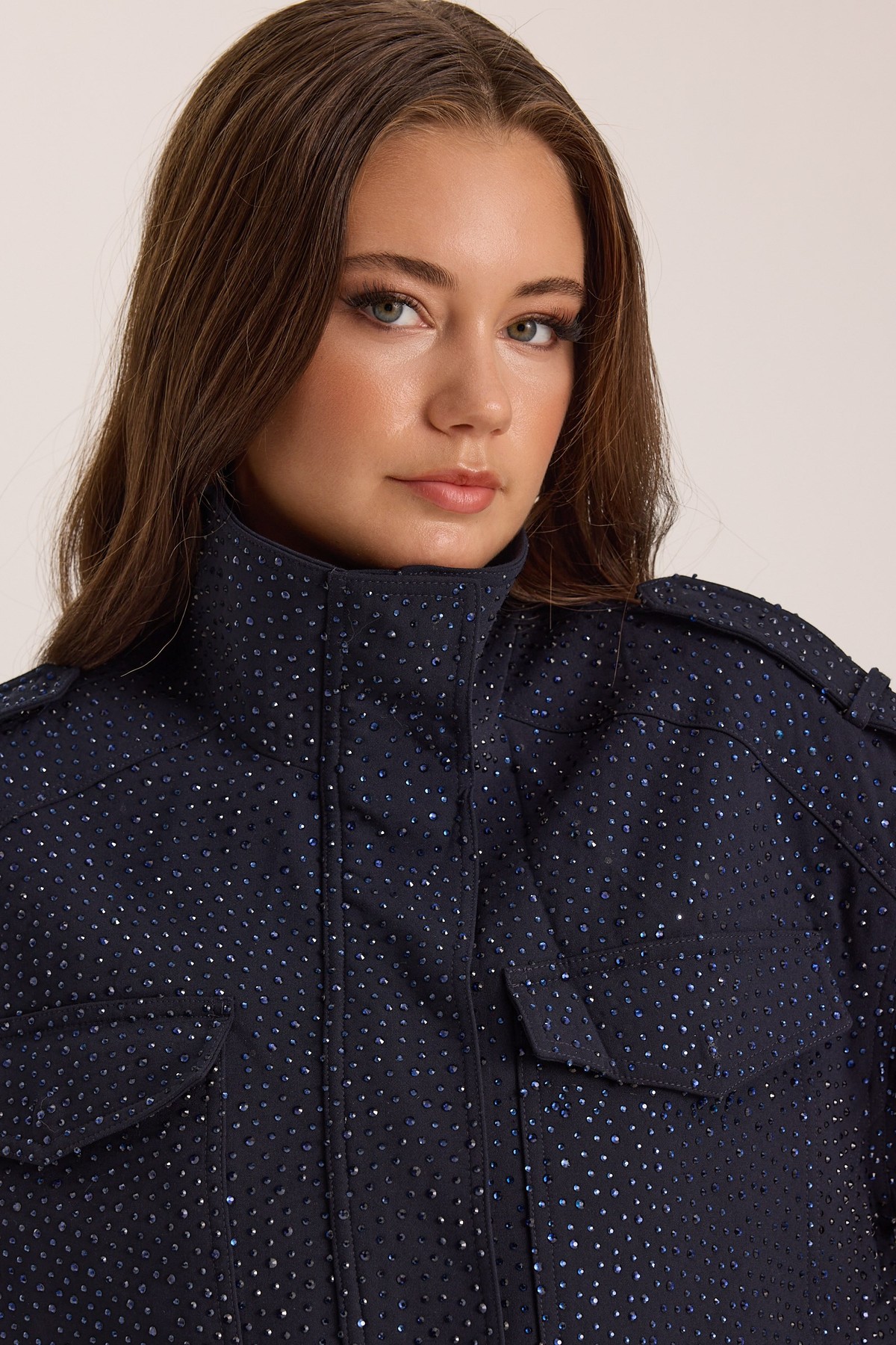 Crystal Life Star Bomber Dark Blue