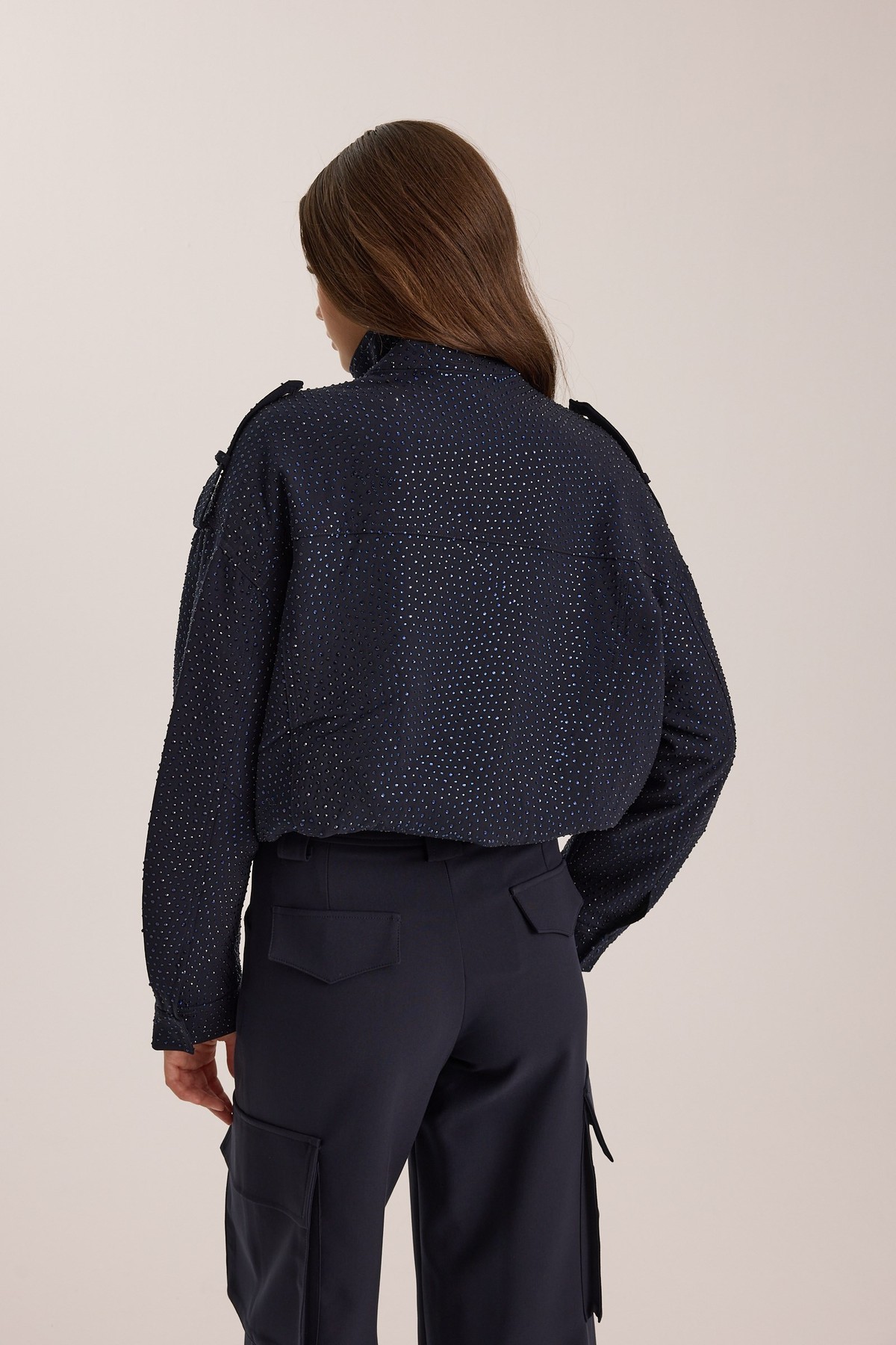 Crystal Life Star Bomber Dark Blue