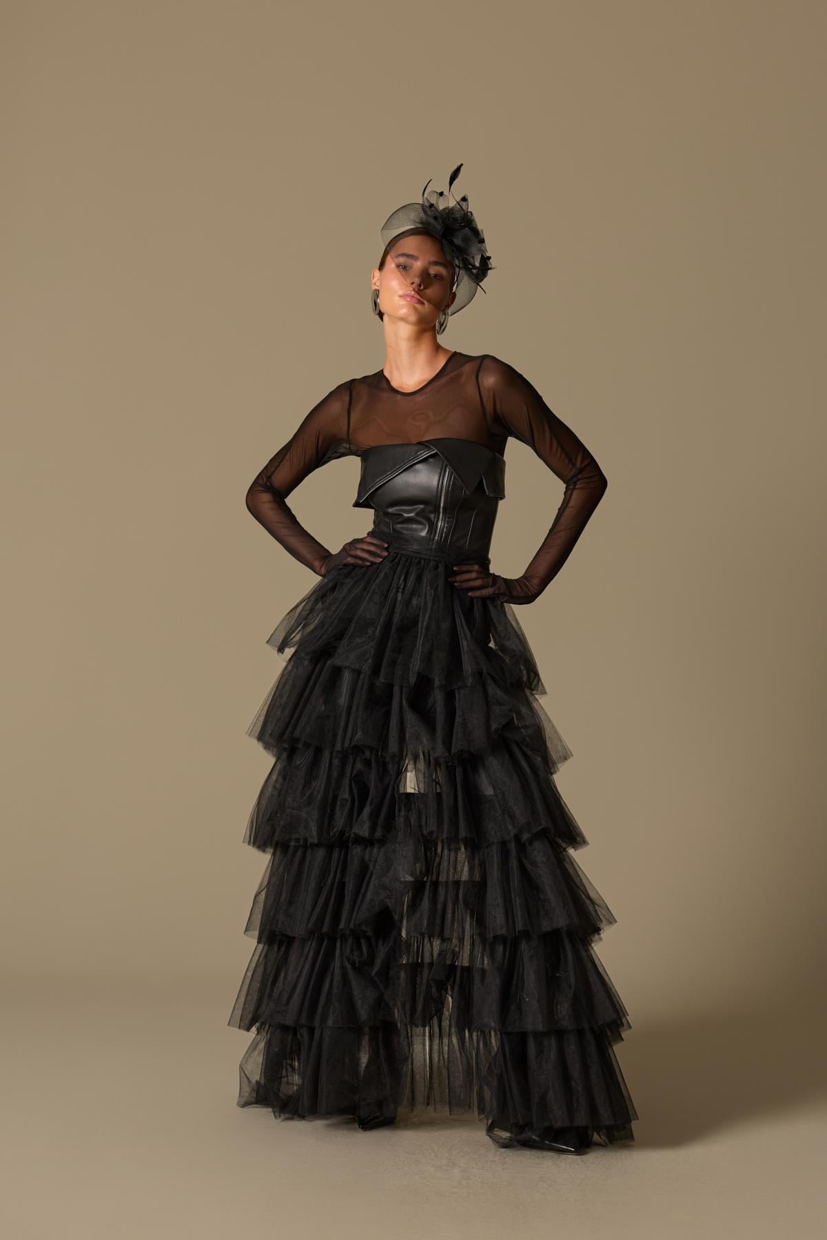 Dark Swan Tulle Black