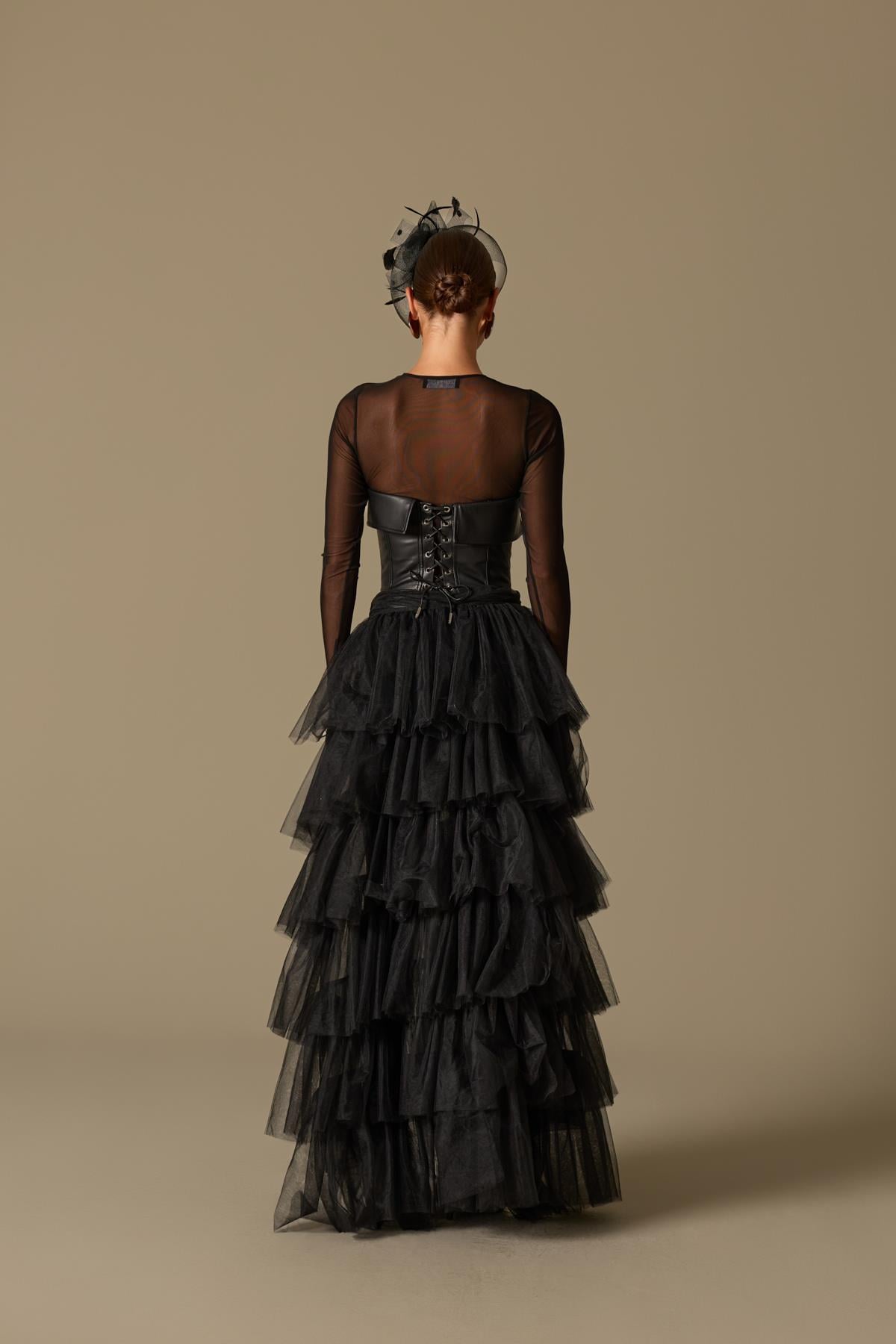 Dark Swan Tulle Black
