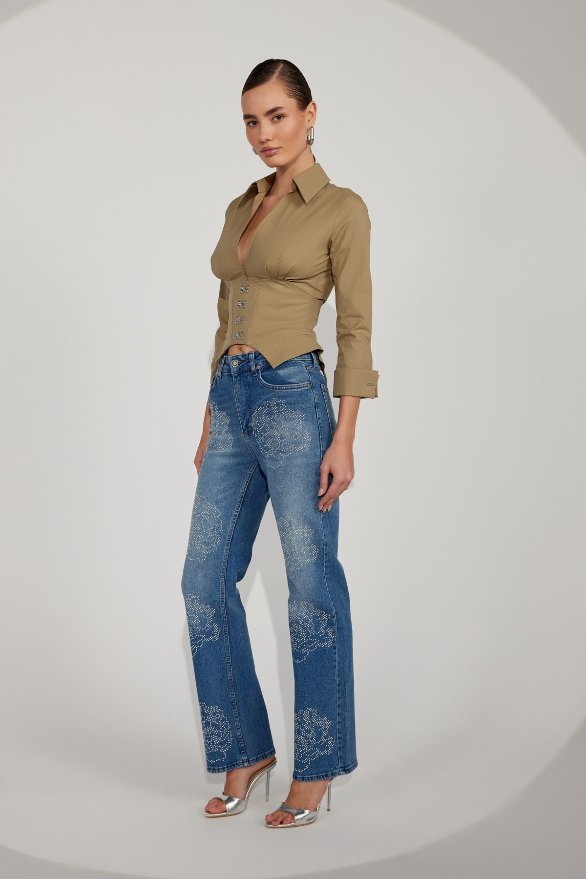 Desert Rose Denim Jeans Blue Denim
