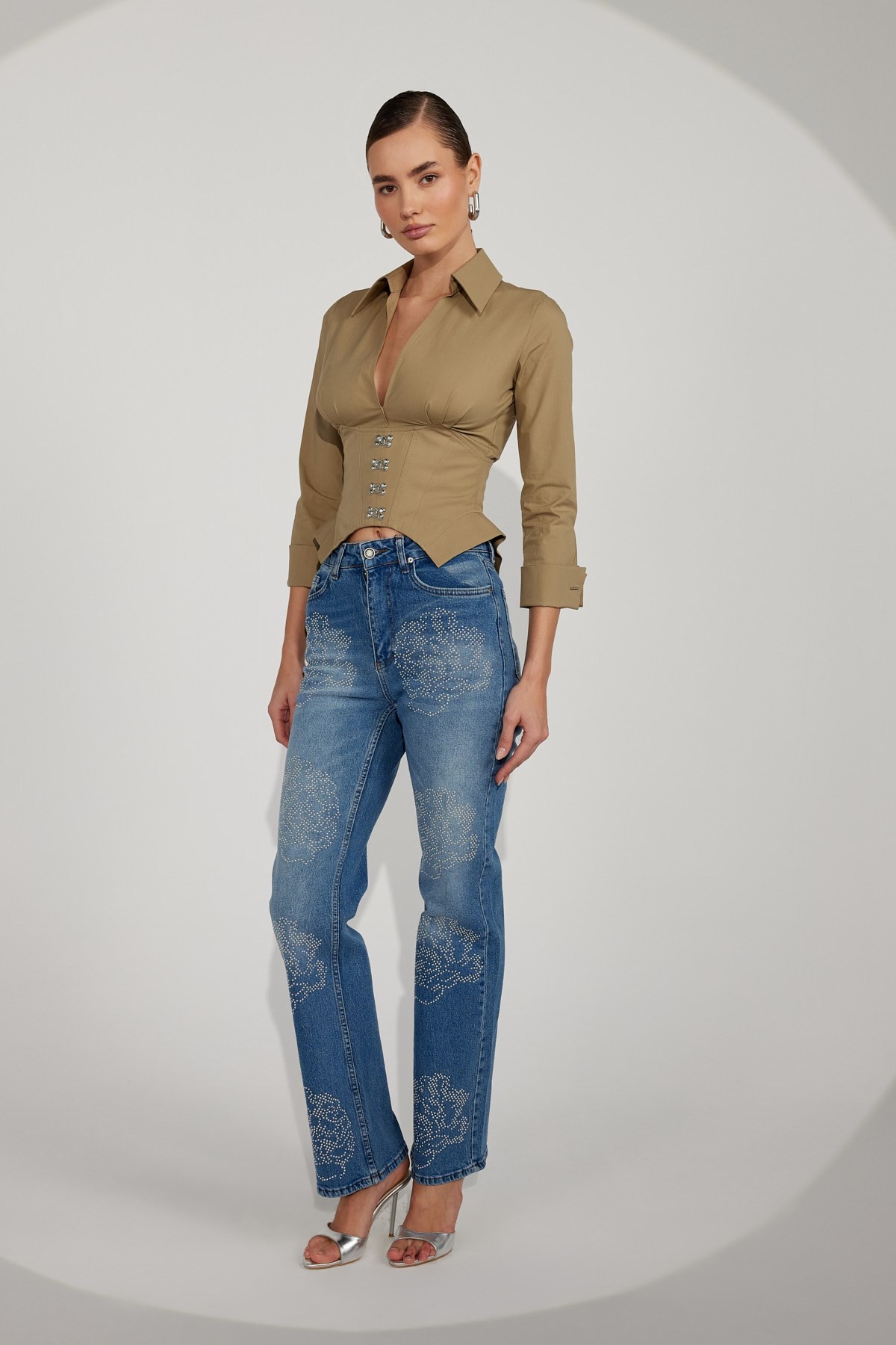 Desert Rose Denim Jeans Blue Denim