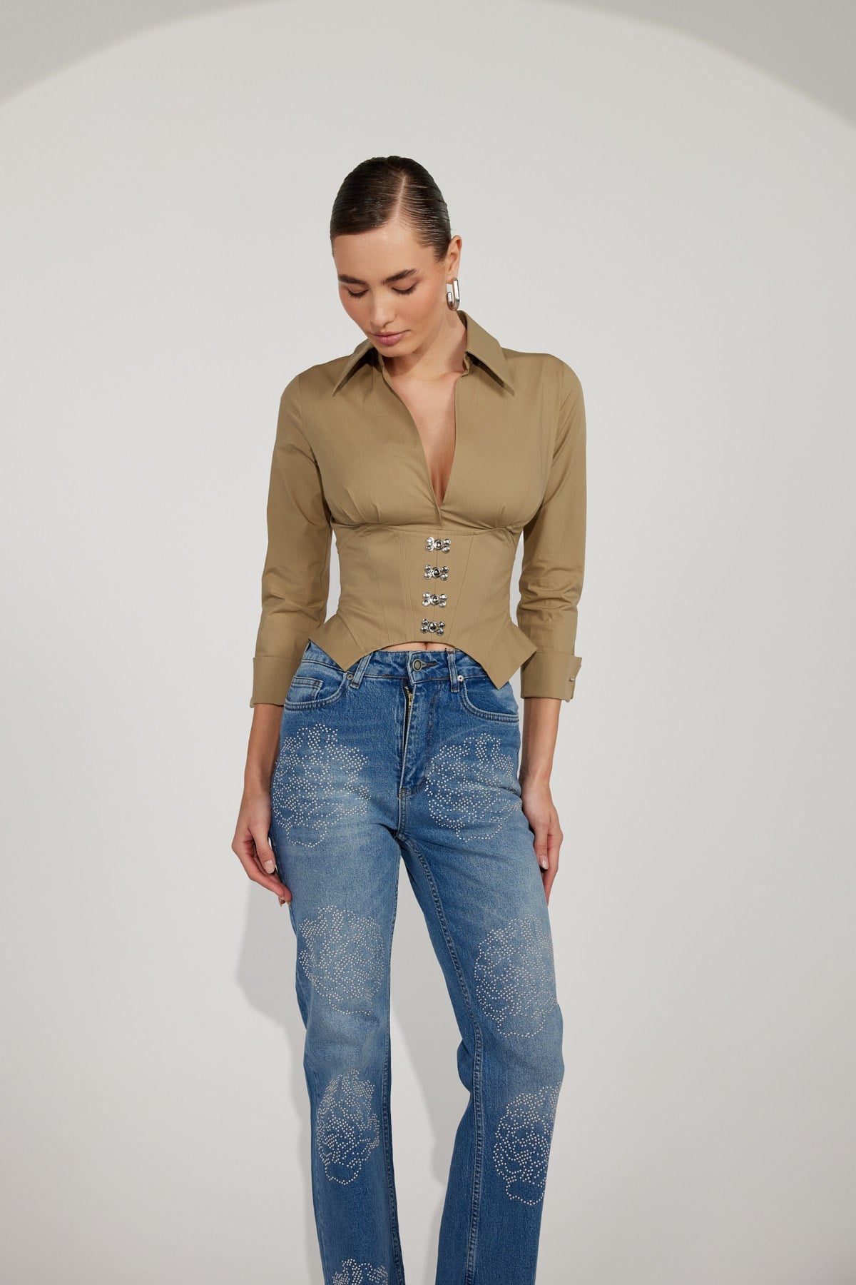 Desert Rose Denim Jeans Blue Denim