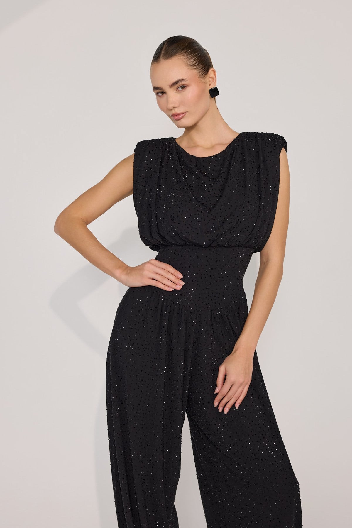 Diamond Elena Jumpsuit Black