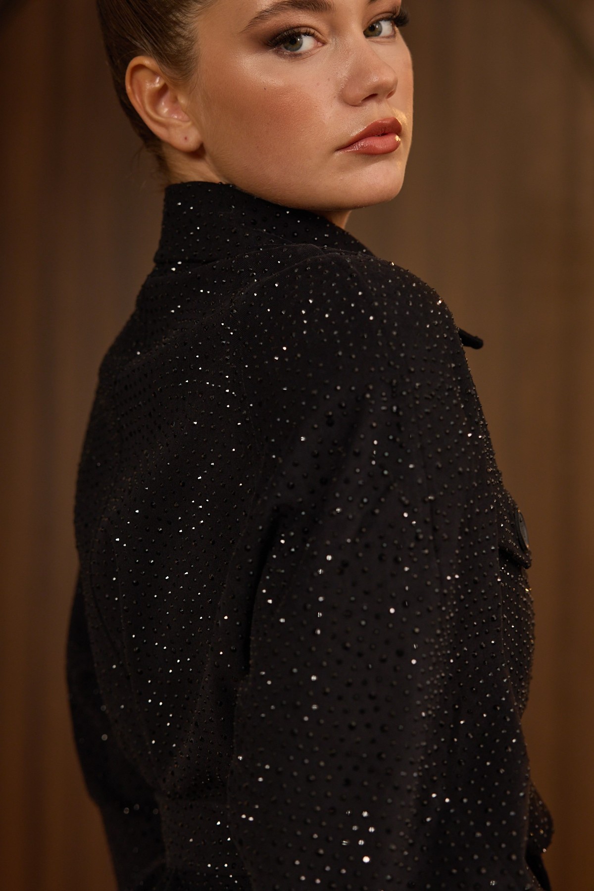 Diamond Nostalgia Edit Trench Black