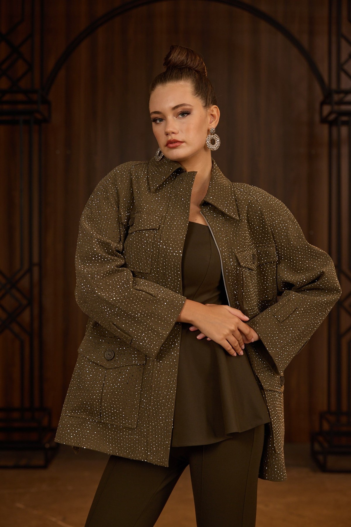 Diamond Nostalgia Edit Trench Khaki