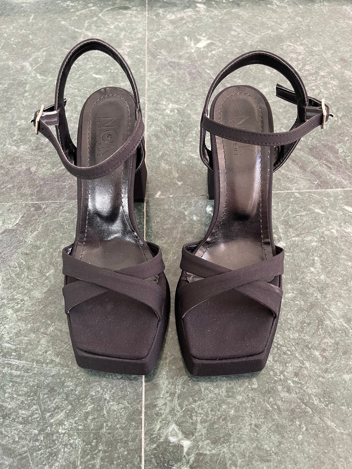 Fashion Platform Sandalet Siyah