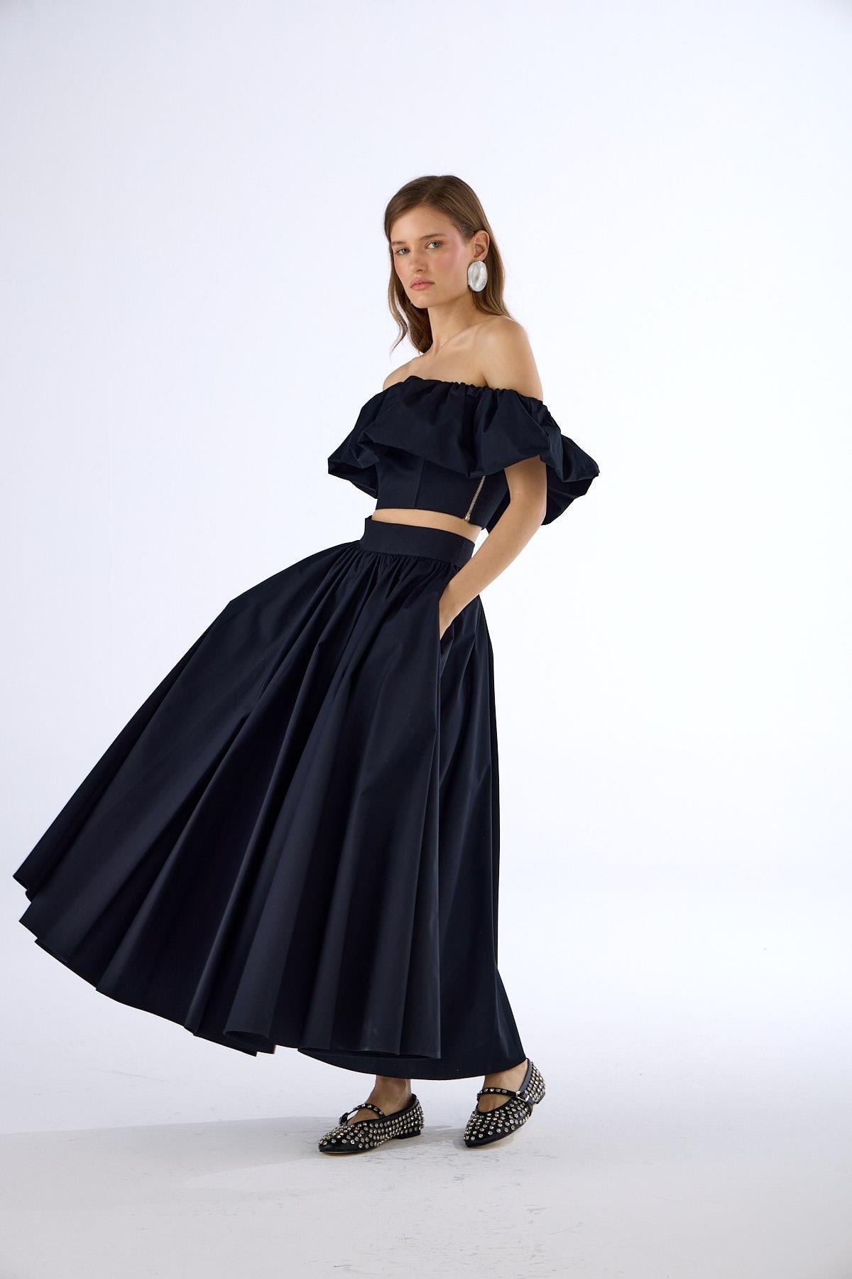 Flamenco Büstiyer Siyah