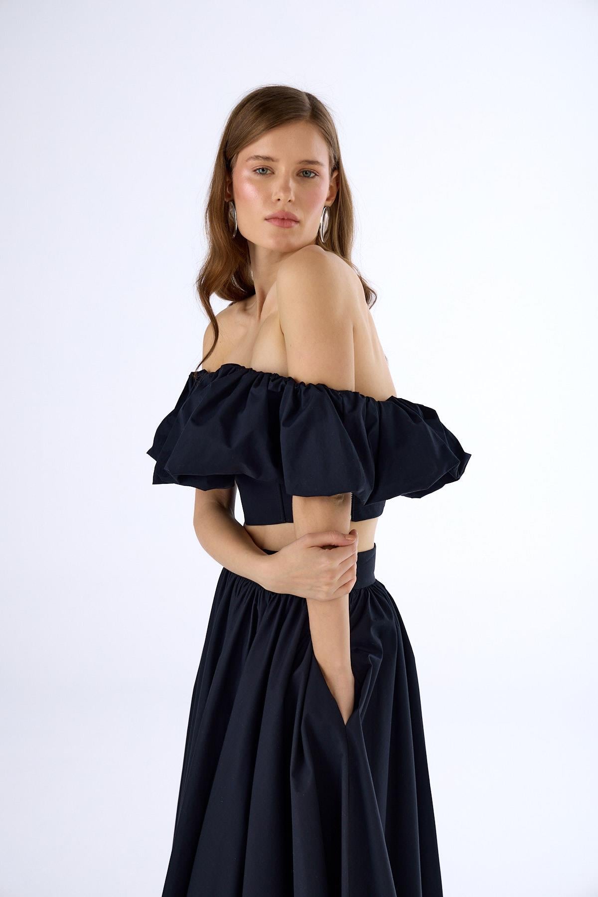 Flamenco Büstiyer Siyah