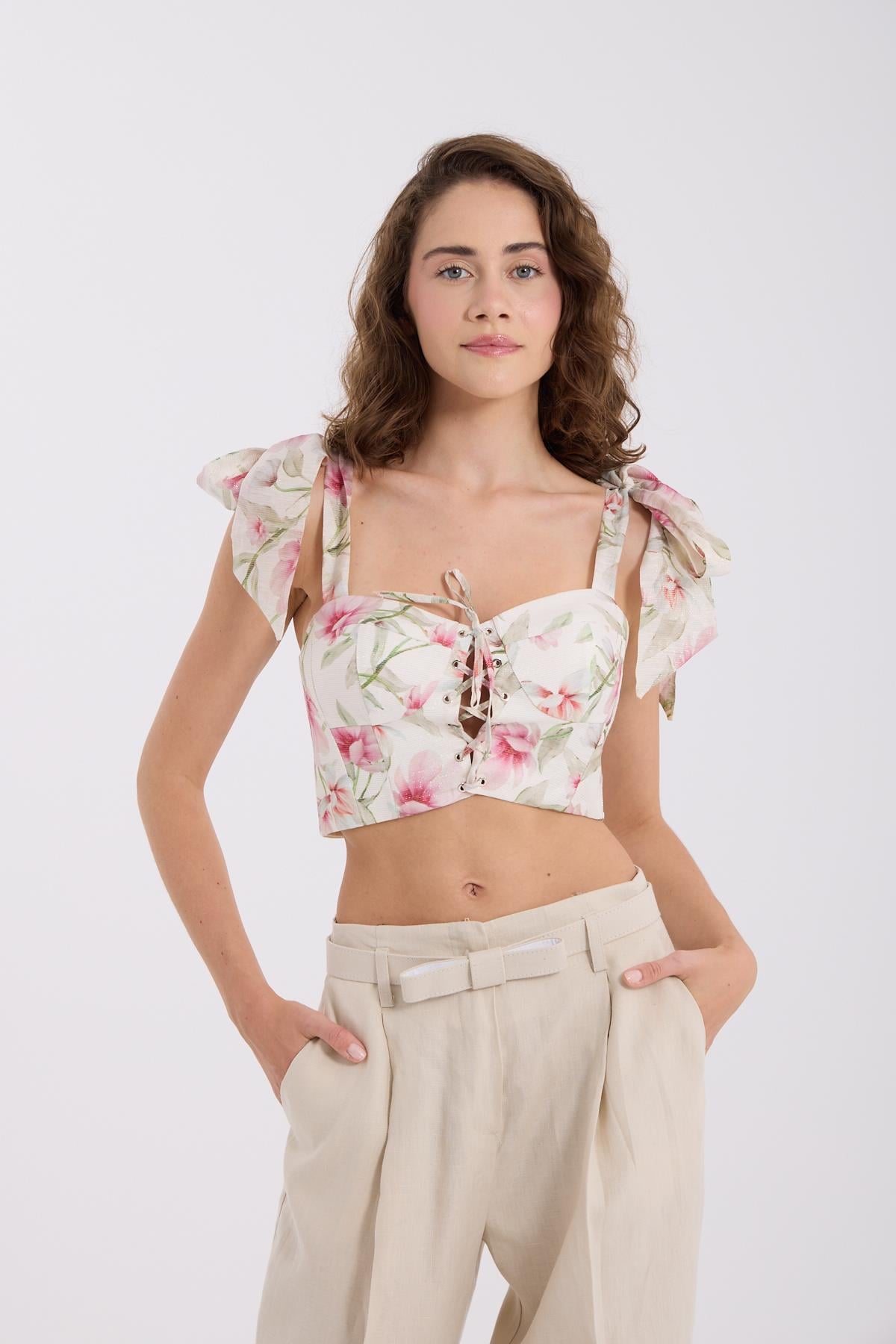 Flower Whisper Büstiyer DESENLİ
