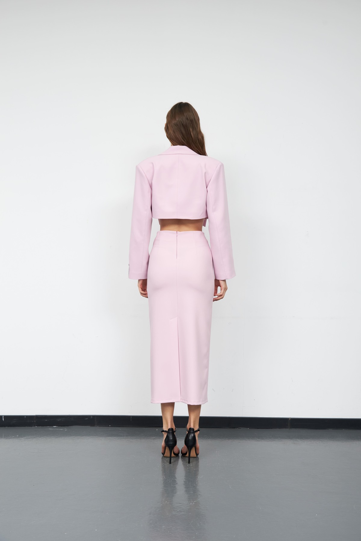 Forever Icon Serisi Crop Blazer Ceket Lila