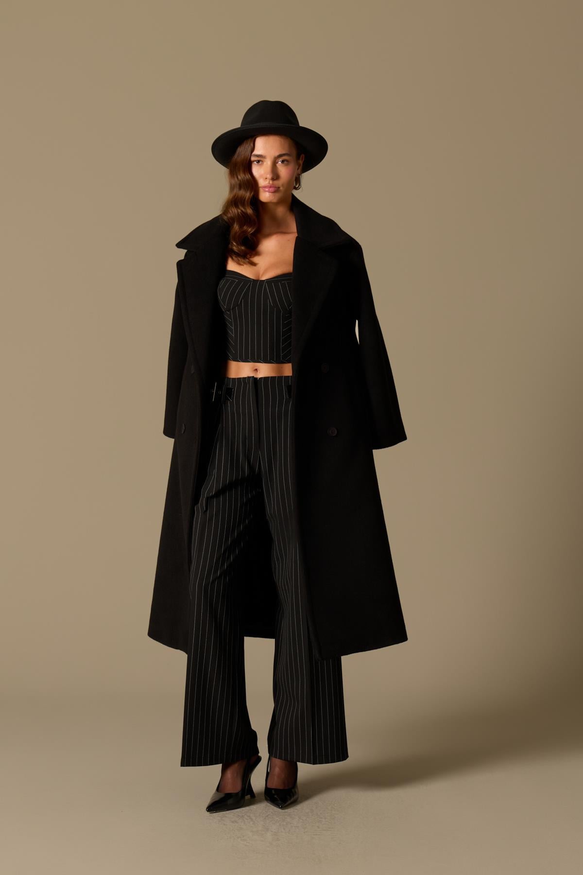 Glossbelt Reverie Tailored Pants Black