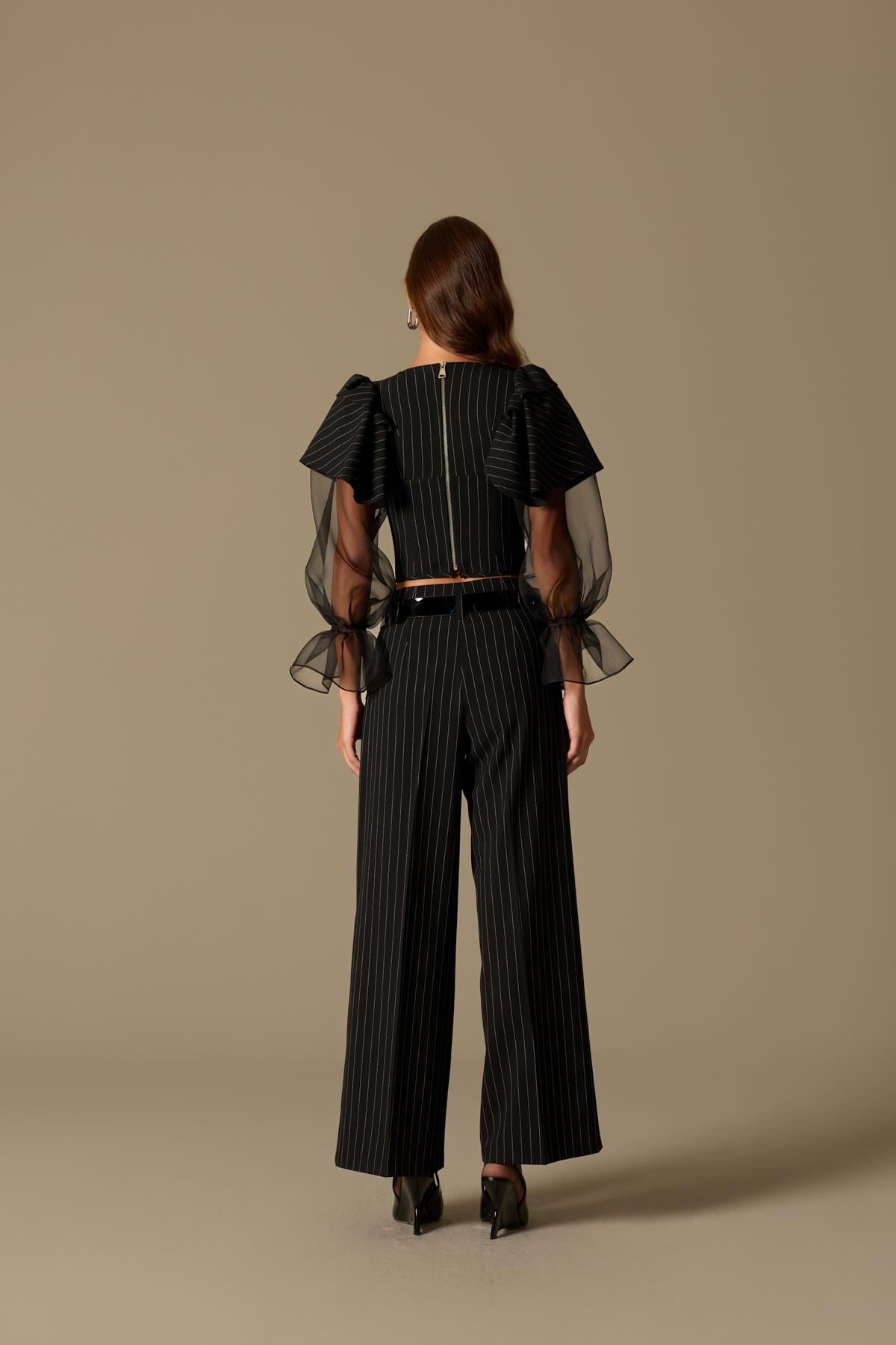 Glossbelt Reverie Tailored Pants Black