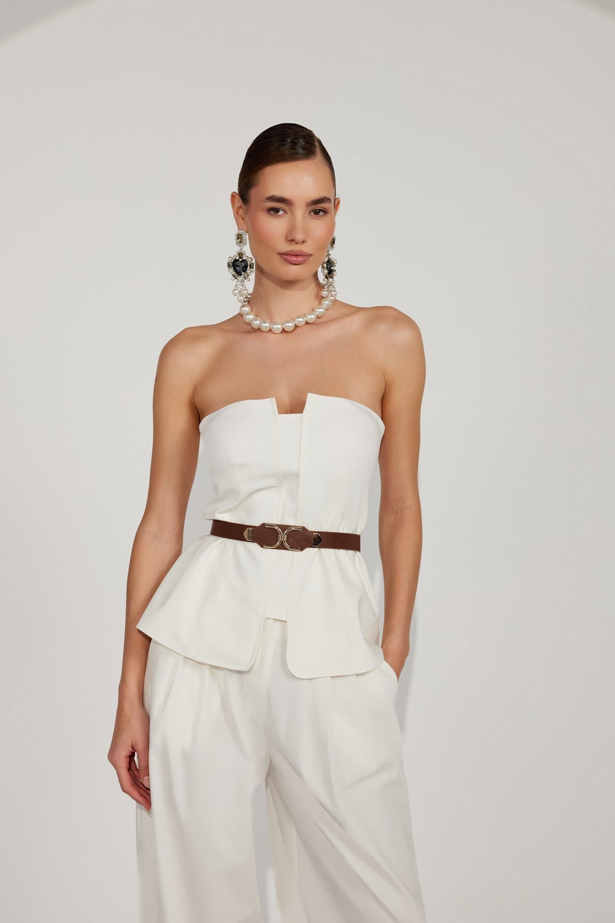Icon Bustier White