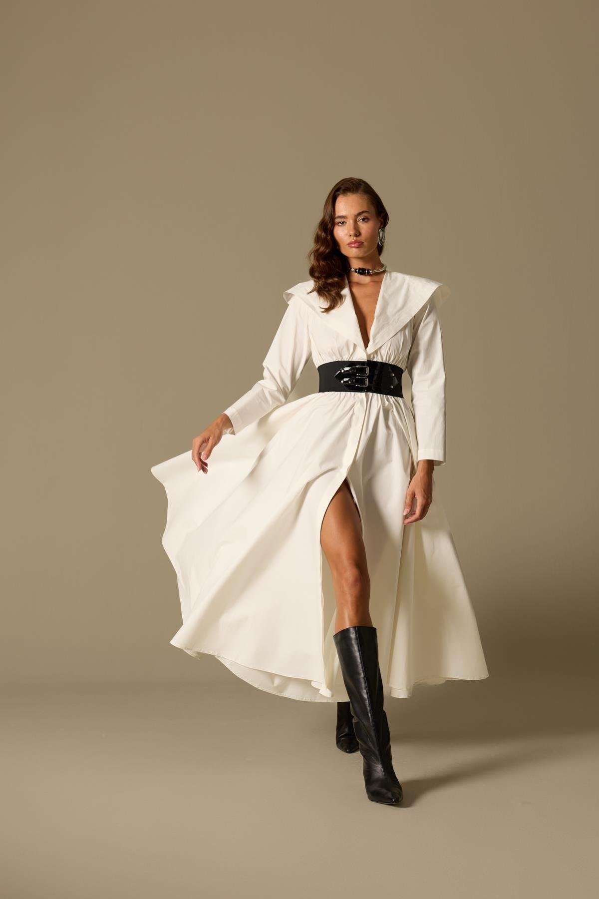Iconic Archivist Maxi Dress White