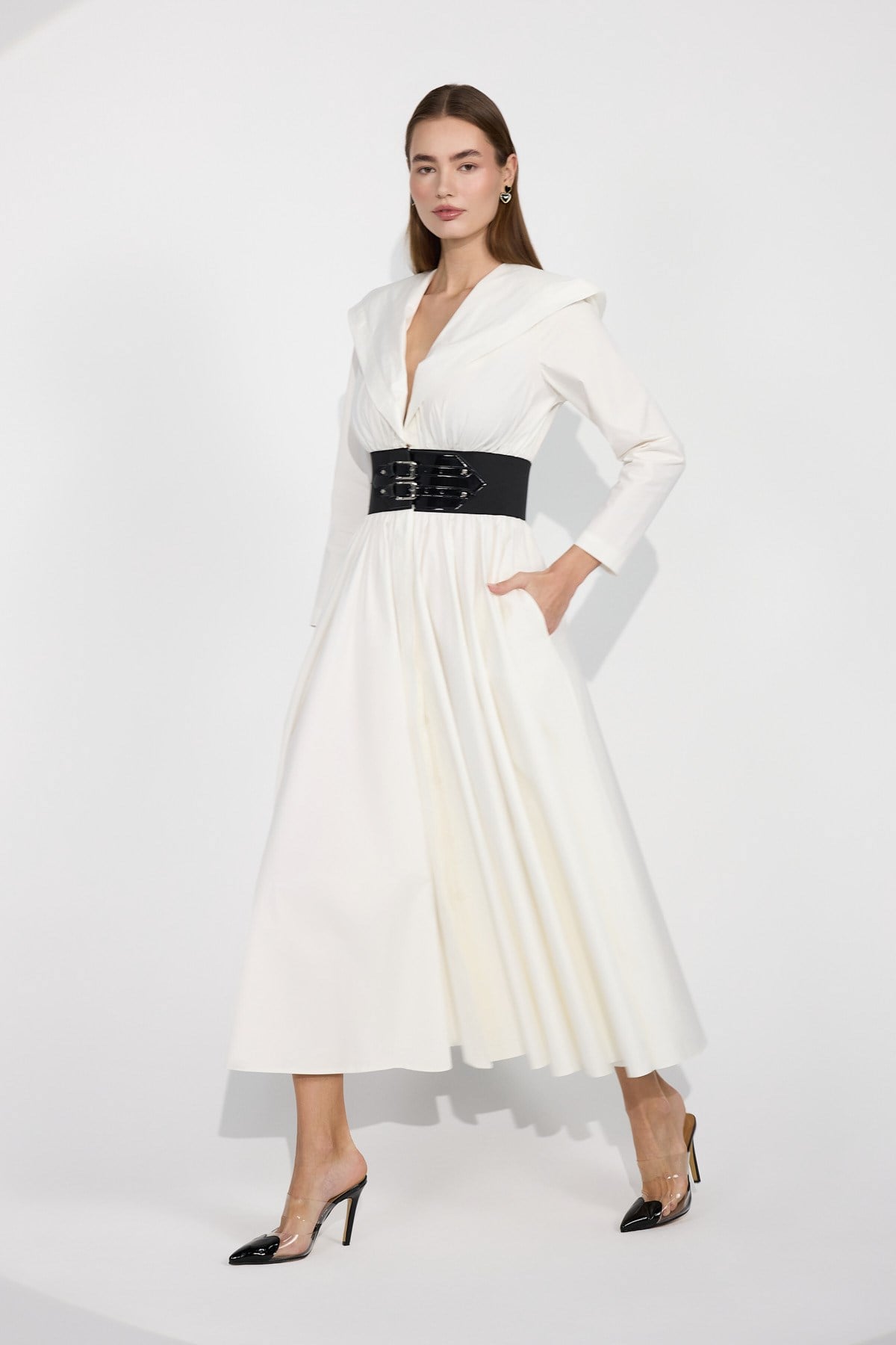 Iconic Archivist Maxi Dress White