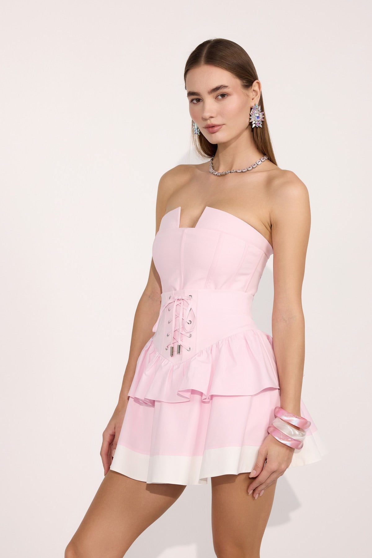 Iconic Belle de Jour Mini Skirt Pink