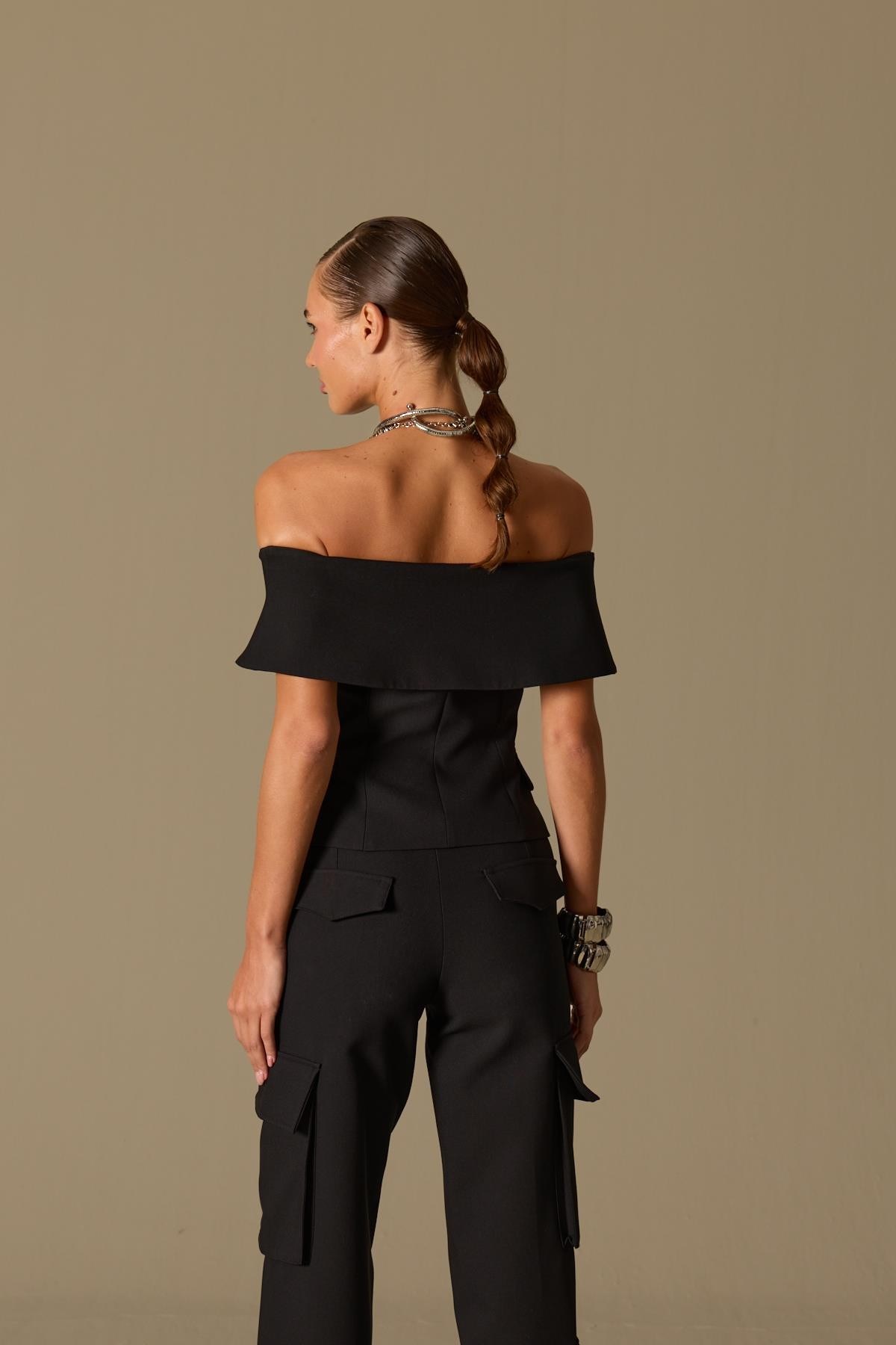 Iconic Carrie Tailored Vest Black
